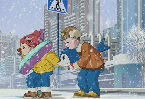 朝鲜动画片《遵守好交通秩序》 (第13集)