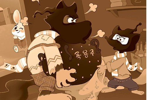 명작동화그림책 《토끼의 발도장》