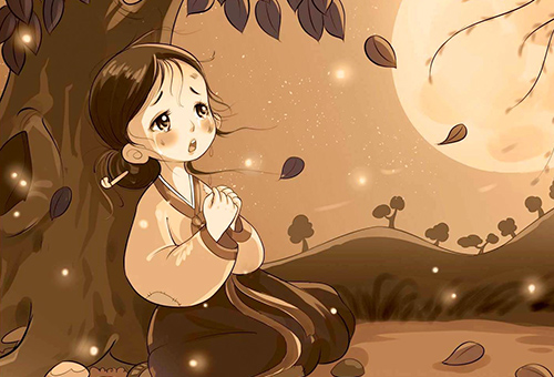 명작동화그림책 《며느리와 좀다래나무》