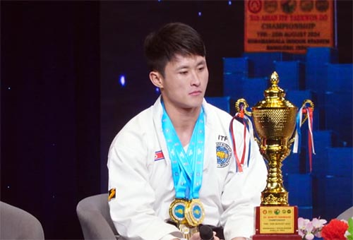 2024년 조선민주주의인민공화국 10대최우수선수들
태권도선수 왕명국