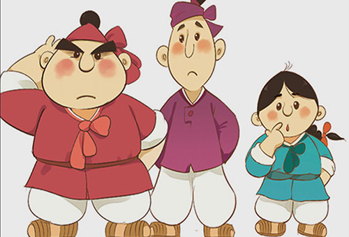 Bande dessinée de contes célèbres pour enfants 