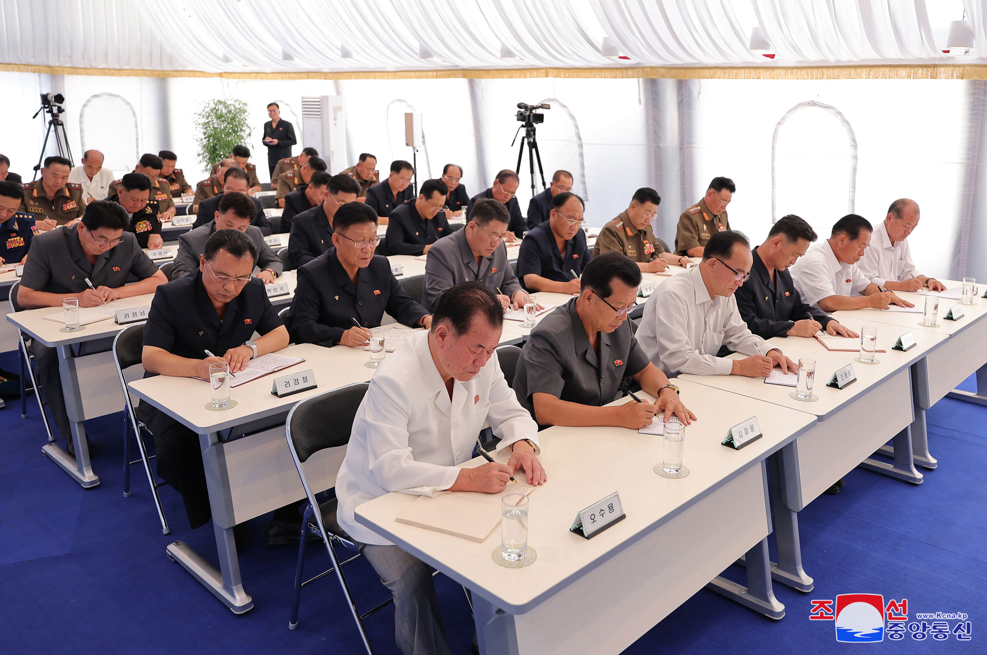 President of State Affairs Kim Jong Un guides consultative meeting for regional development project