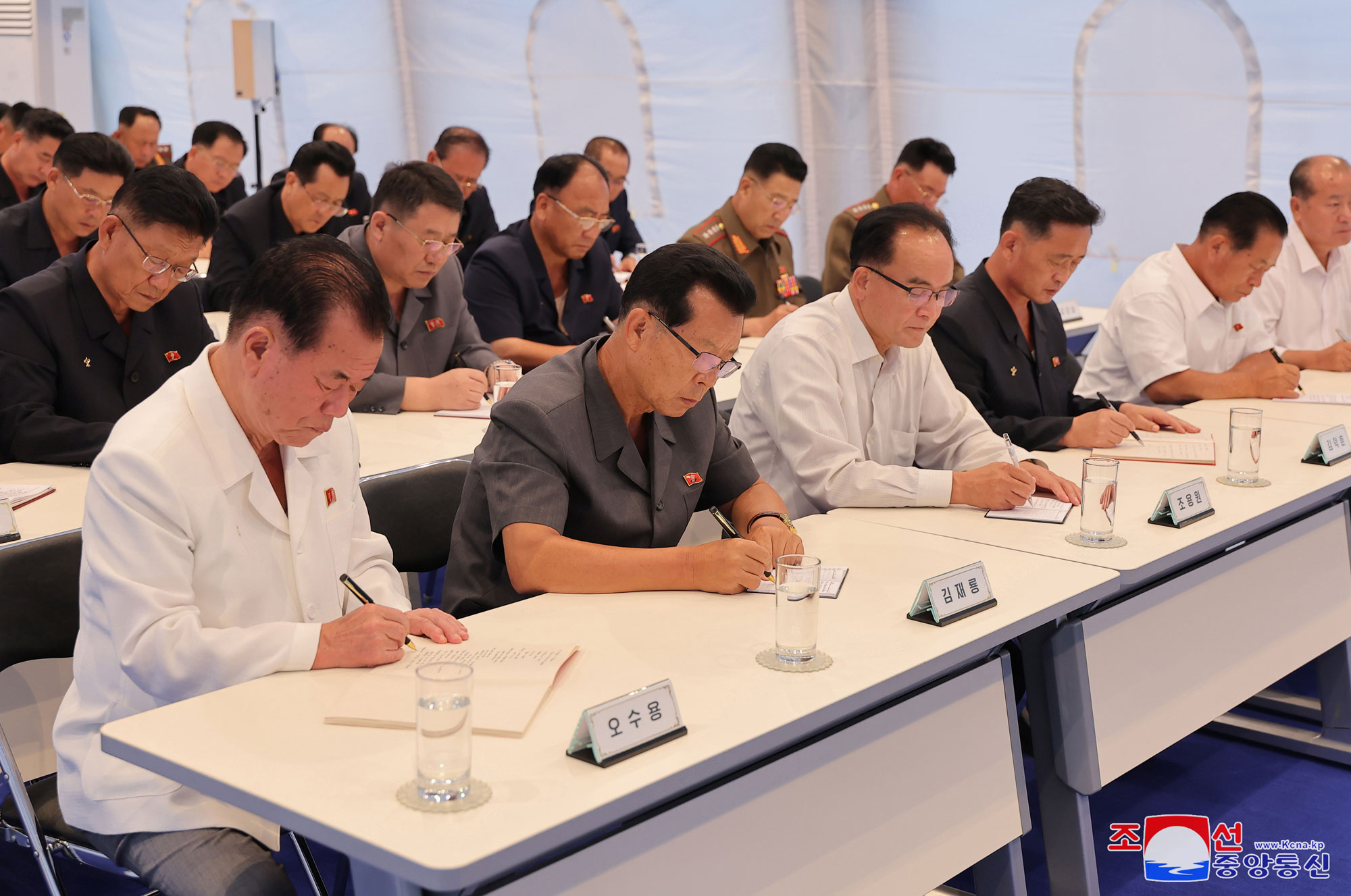President of State Affairs Kim Jong Un guides consultative meeting for regional development project