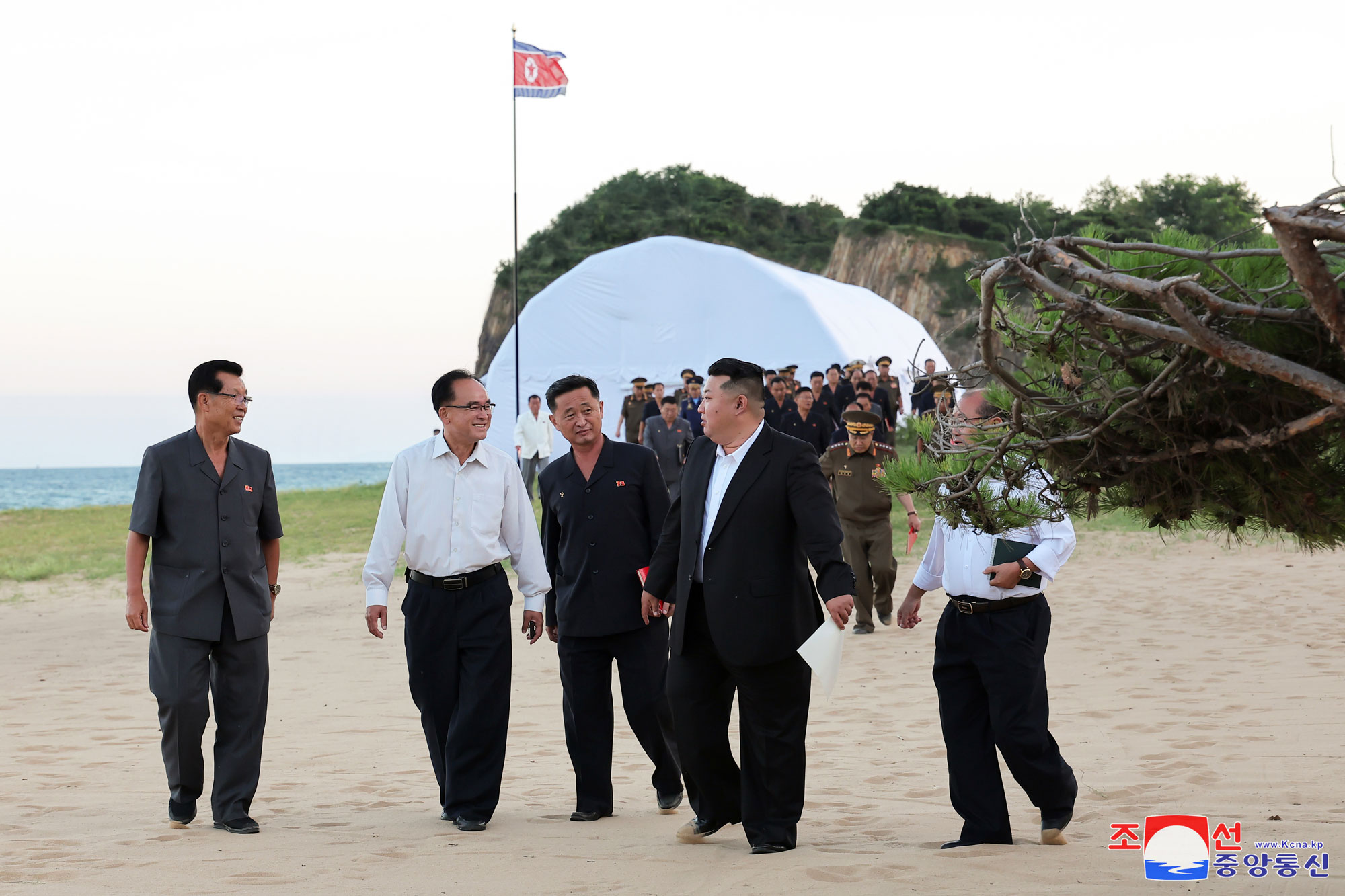 President of State Affairs Kim Jong Un guides consultative meeting for regional development project