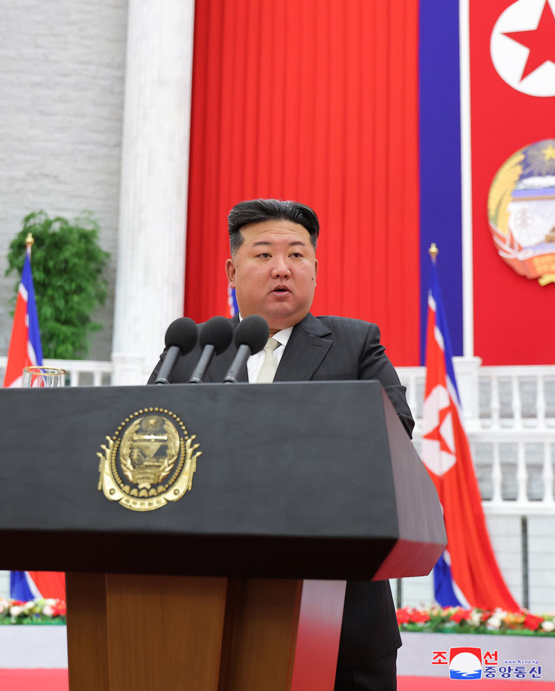 President of State Affairs Kim Jong Un makes important speech on founding anniversary of DPRK