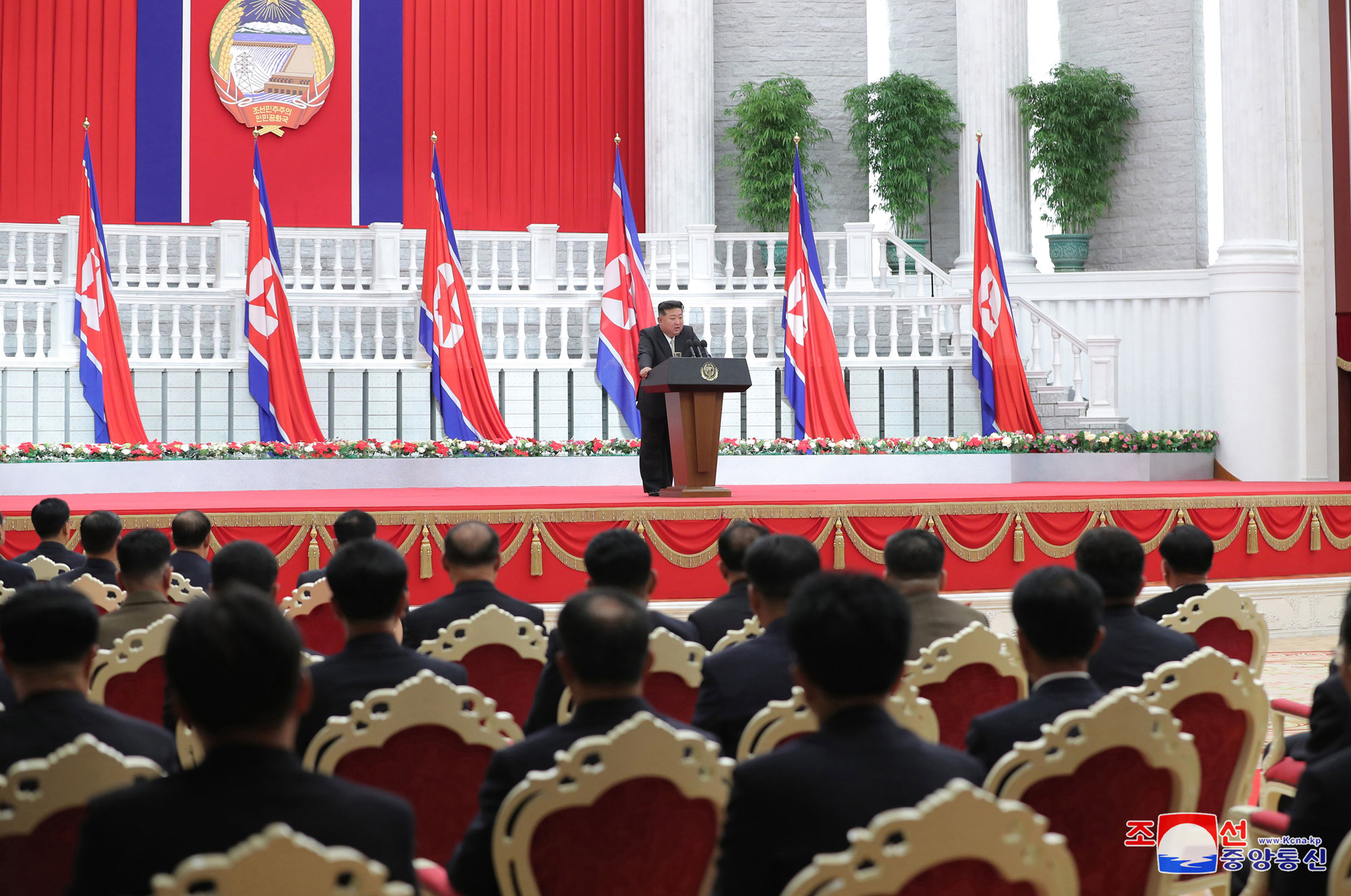 President of State Affairs Kim Jong Un makes important speech on founding anniversary of DPRK