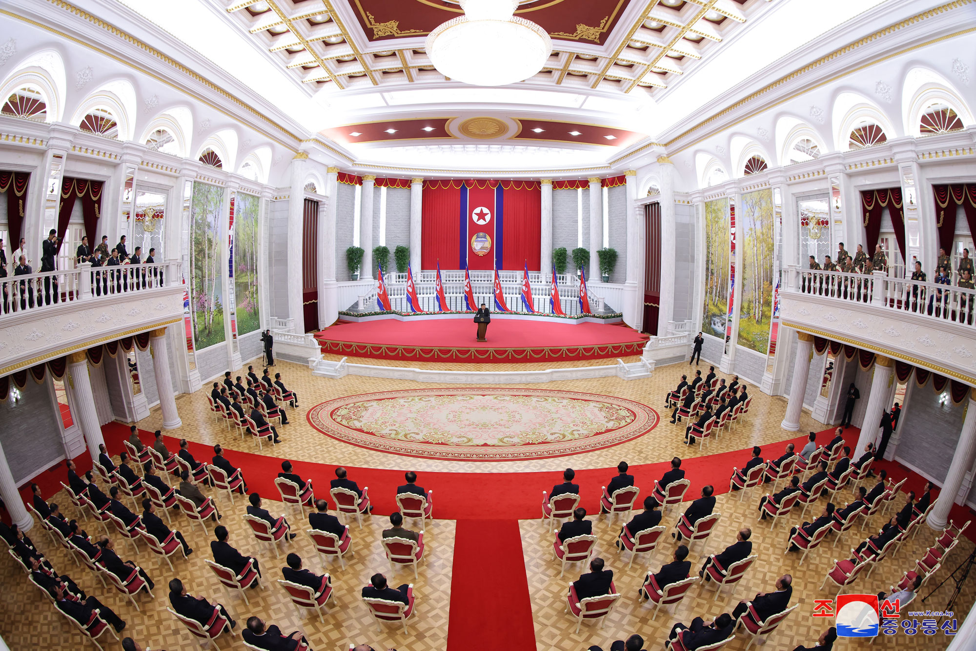 President of State Affairs Kim Jong Un makes important speech on founding anniversary of DPRK