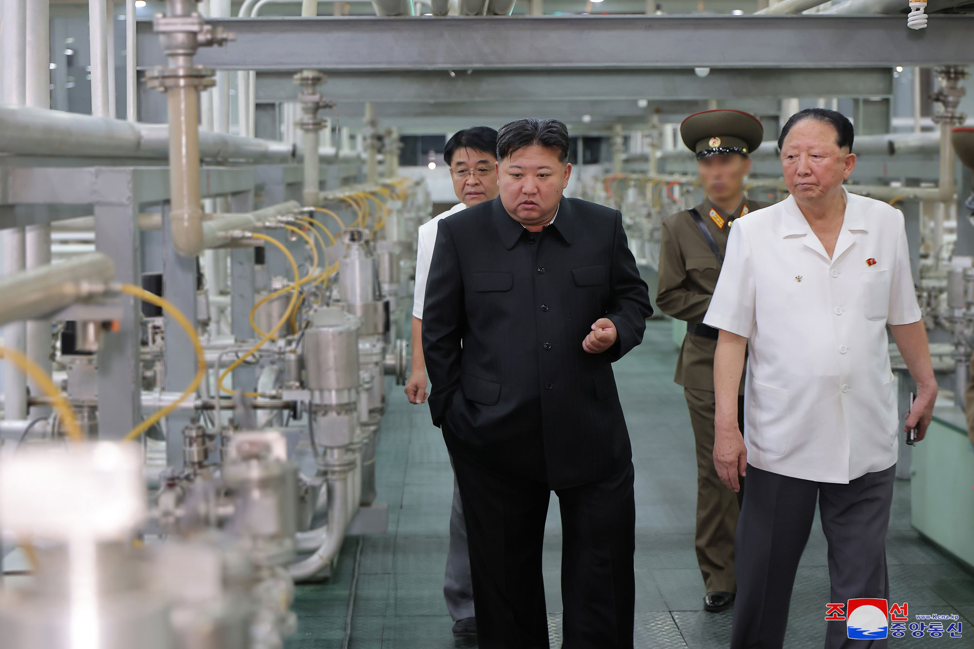 President of State Affairs Kim Jong Un inspects Nuclear Weapons Institute and production base of weapons-grade nuclear materials 