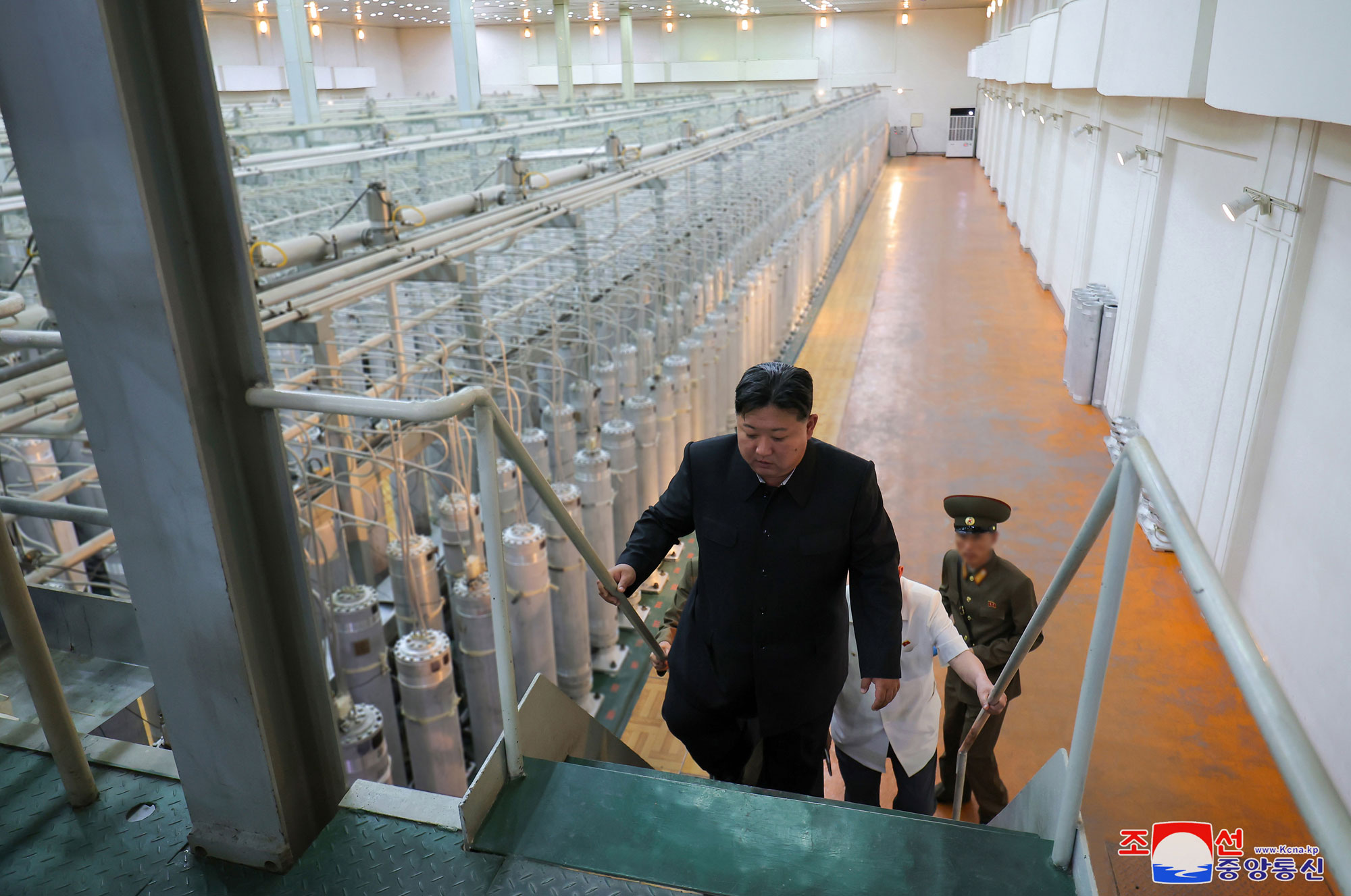 President of State Affairs Kim Jong Un inspects Nuclear Weapons Institute and production base of weapons-grade nuclear materials 