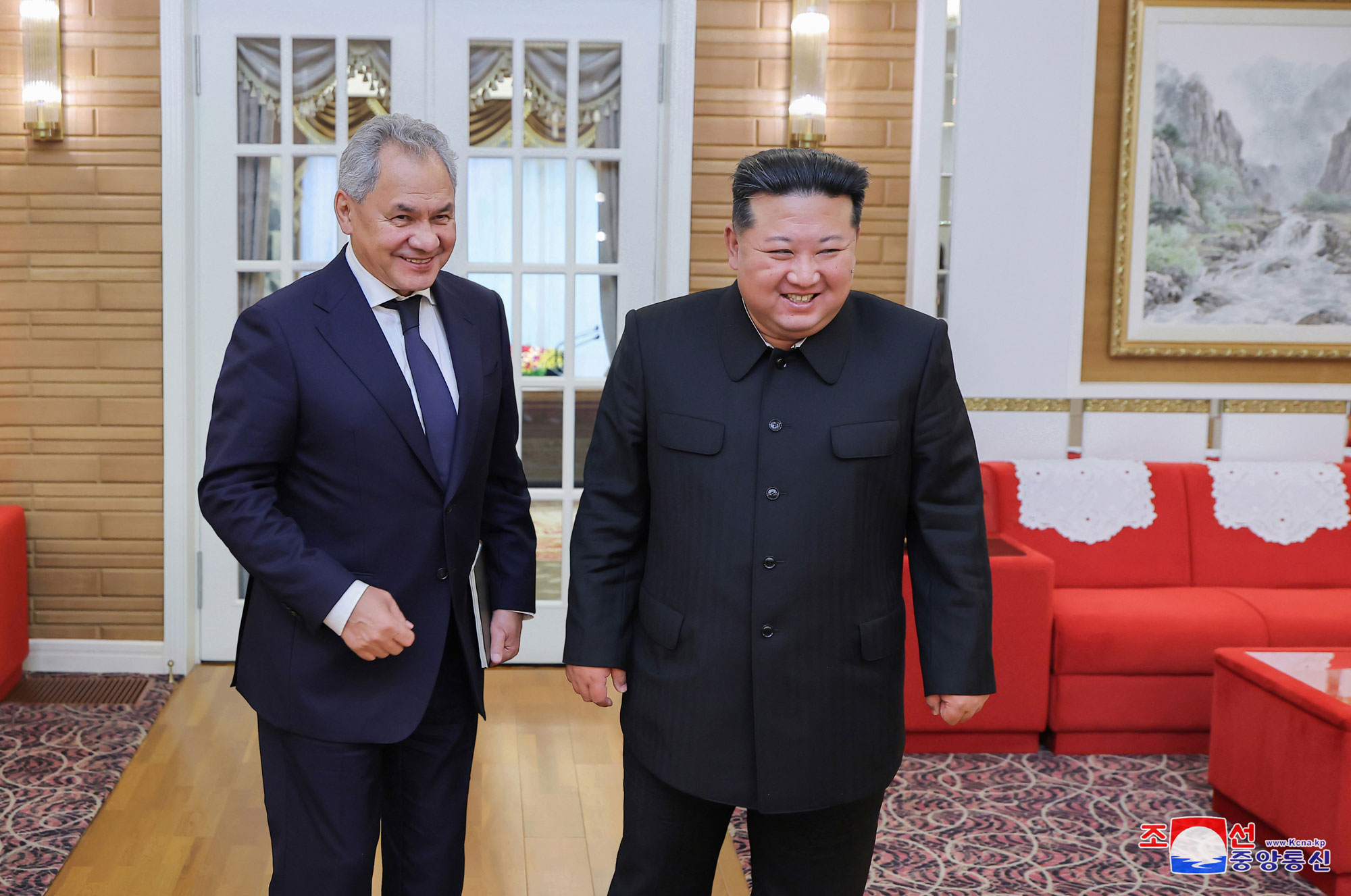 President of State Affairs Kim Jong Un receives Sergei Shoigu, Secretary of Security Council of Russian Federation