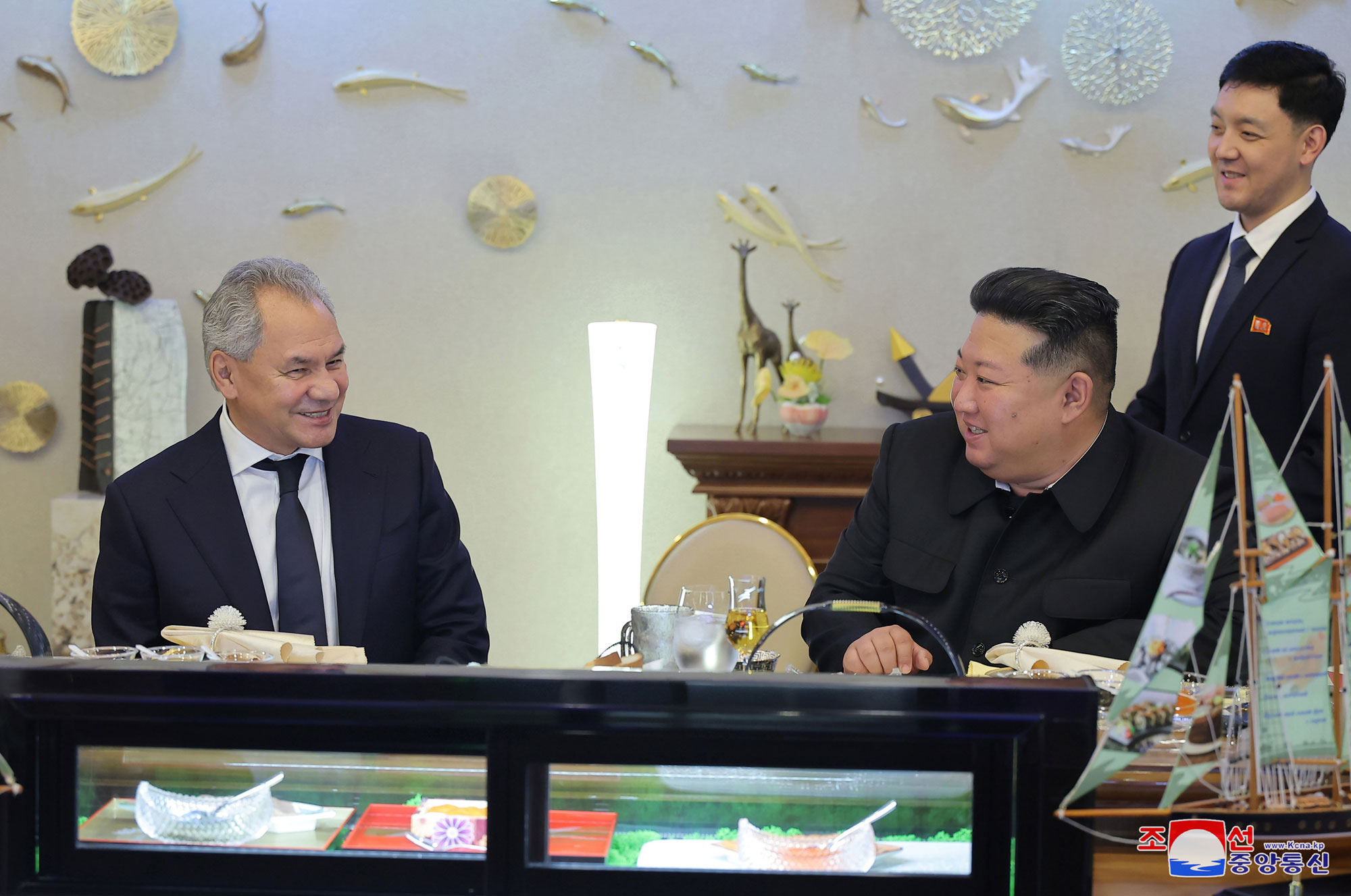 President of State Affairs Kim Jong Un receives Sergei Shoigu, Secretary of Security Council of Russian Federation