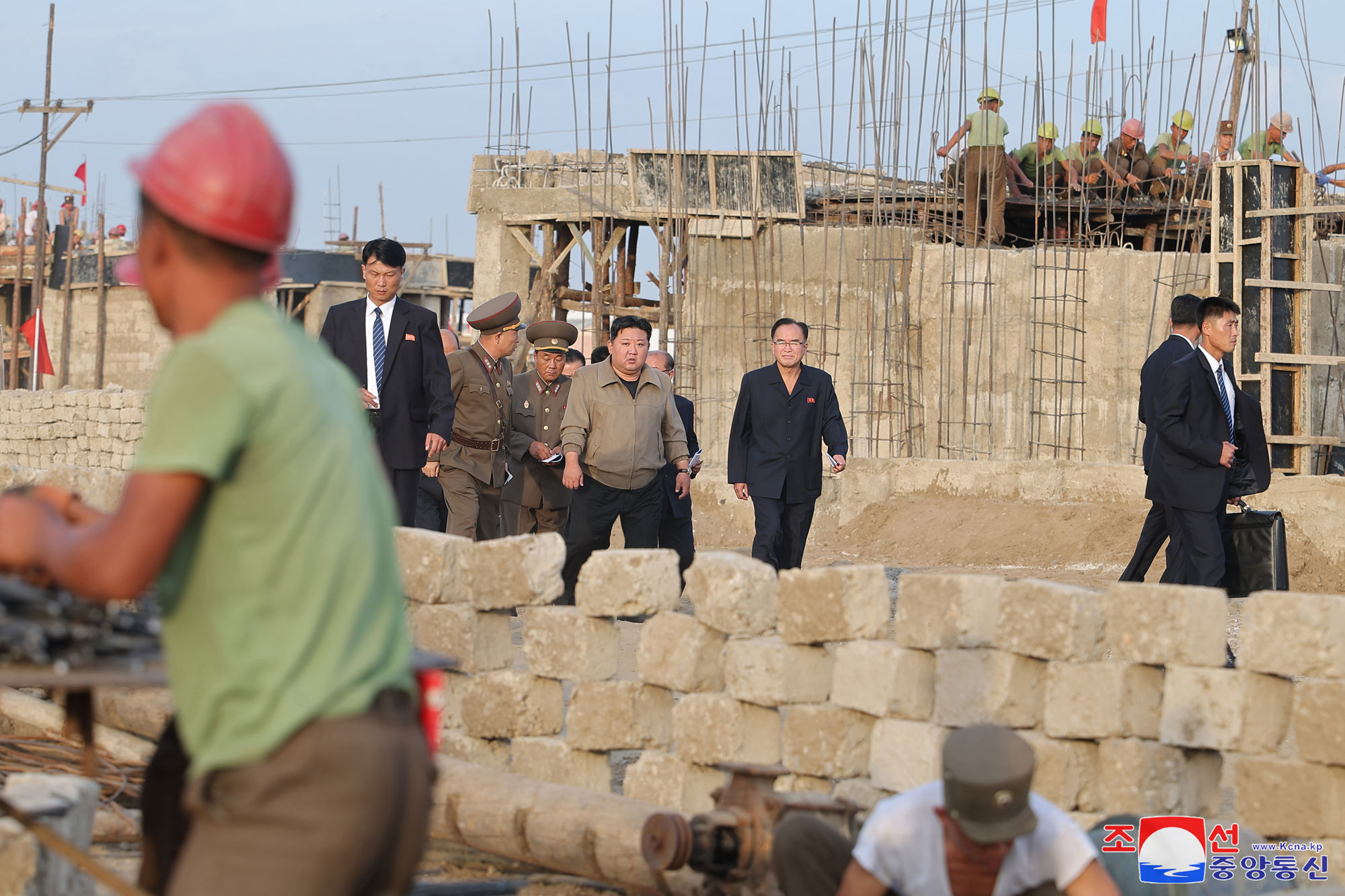 President of State Affairs Kim Jong Un guides campaign for repairing flood damage in North Phyongan Province