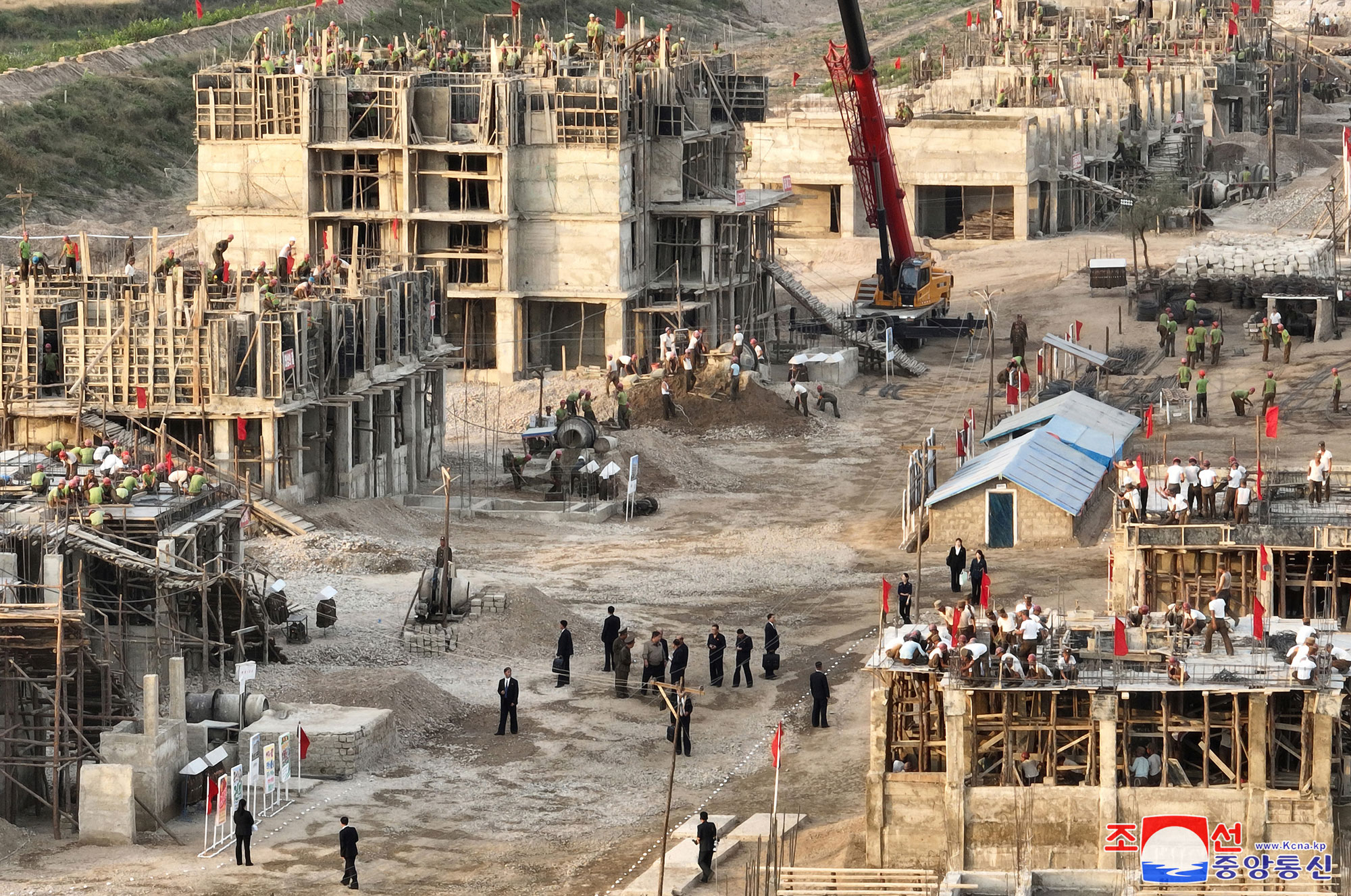 President of State Affairs Kim Jong Un guides campaign for repairing flood damage in North Phyongan Province