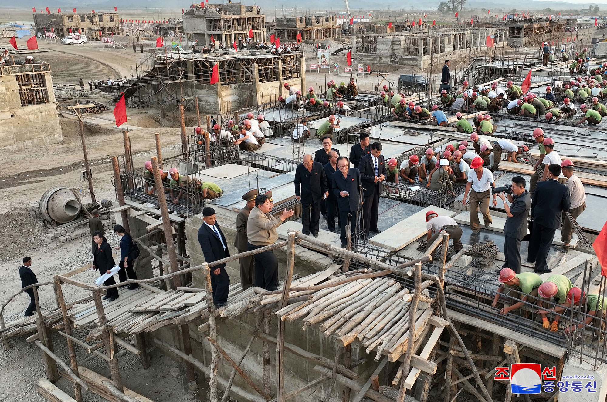 President of State Affairs Kim Jong Un guides campaign for repairing flood damage in North Phyongan Province