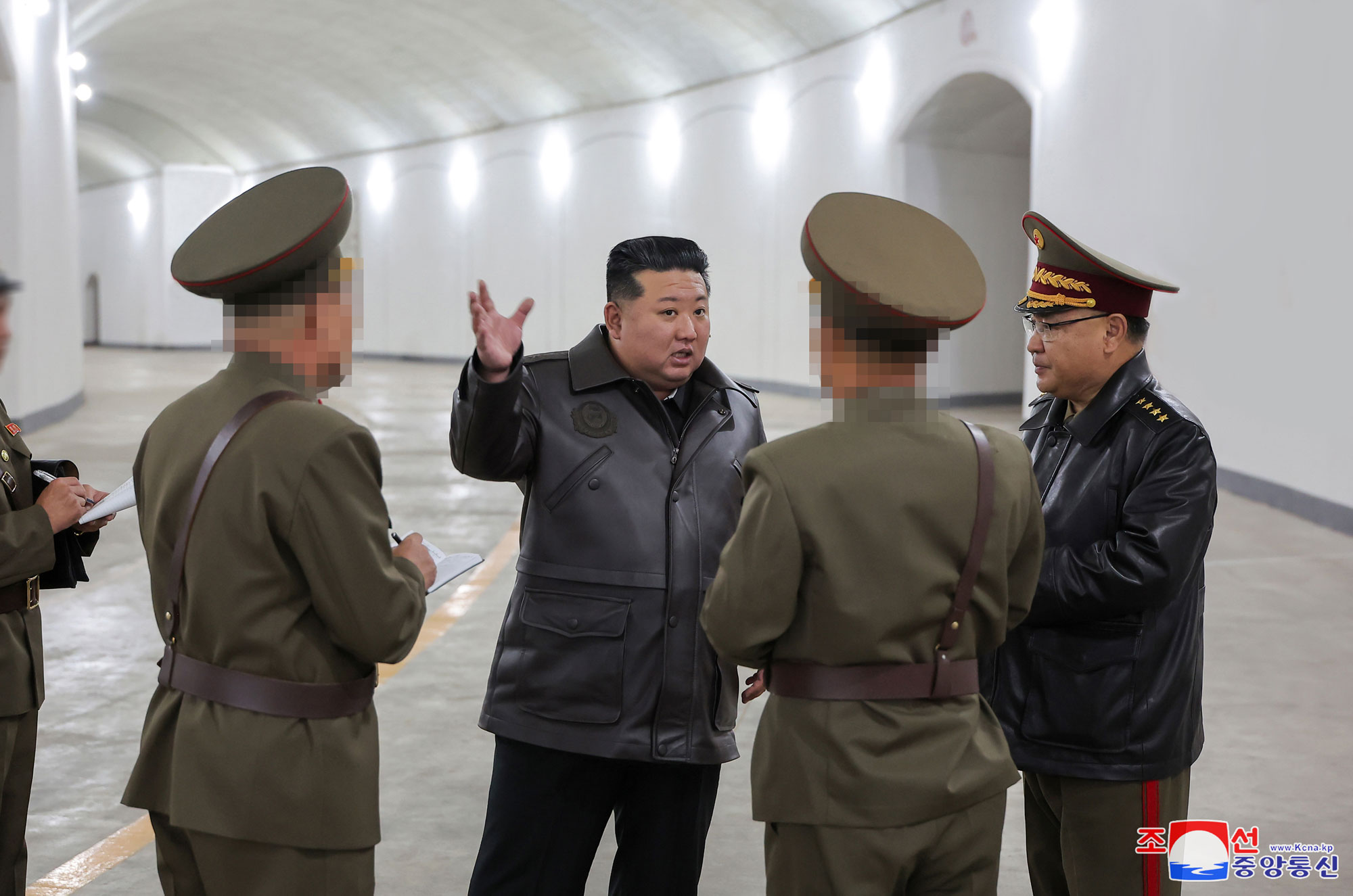 President of State Affairs Kim Jong Un inspects strategic missile bases