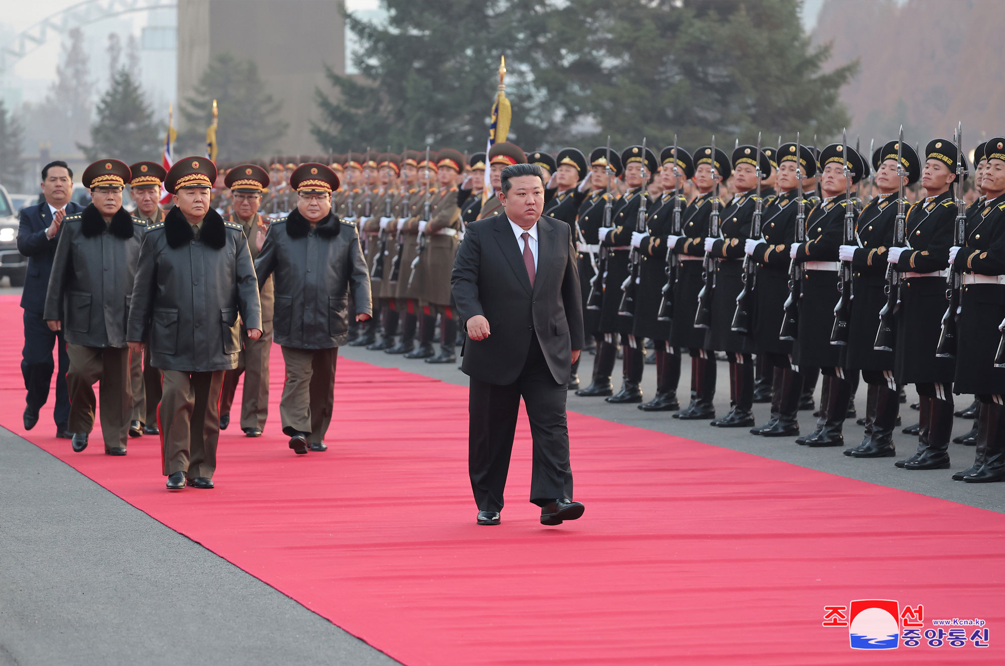 Military Hardware Exhibition "Defence Development--2024" splendidly opensPresident of State Affairs Kim Jong Un delivers speech at opening ceremony