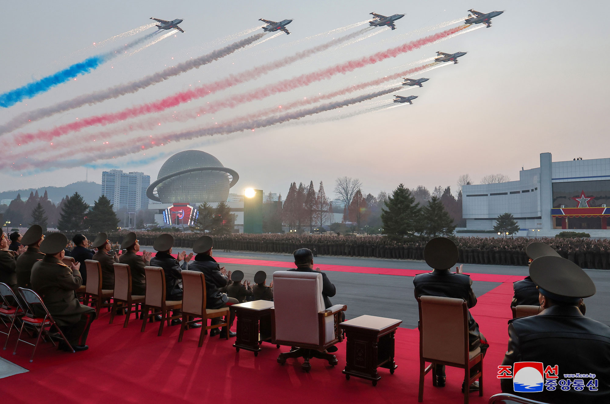 Military Hardware Exhibition "Defence Development--2024" splendidly opensPresident of State Affairs Kim Jong Un delivers speech at opening ceremony