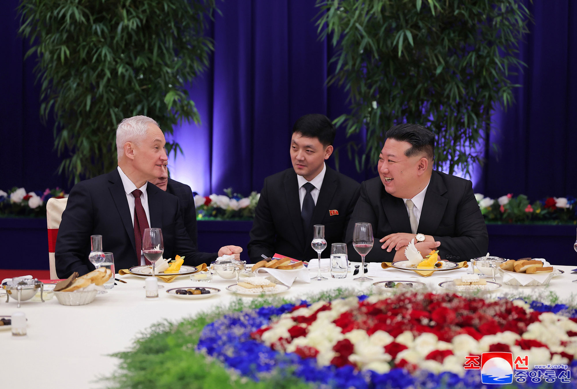 DPRK Ministry of National Defence hosts reception for Russian military delegation