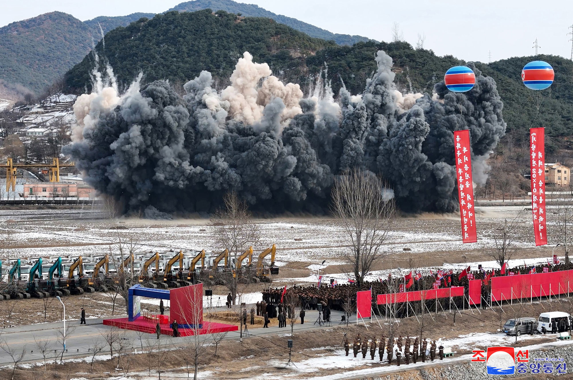  Grand construction struggle in 2025 launched to implement regional development policy in new eraGroundbreaking ceremony of hospital and leisure complex in Kangdong 
County for Regional Development 20×10 Policy held with splendour 