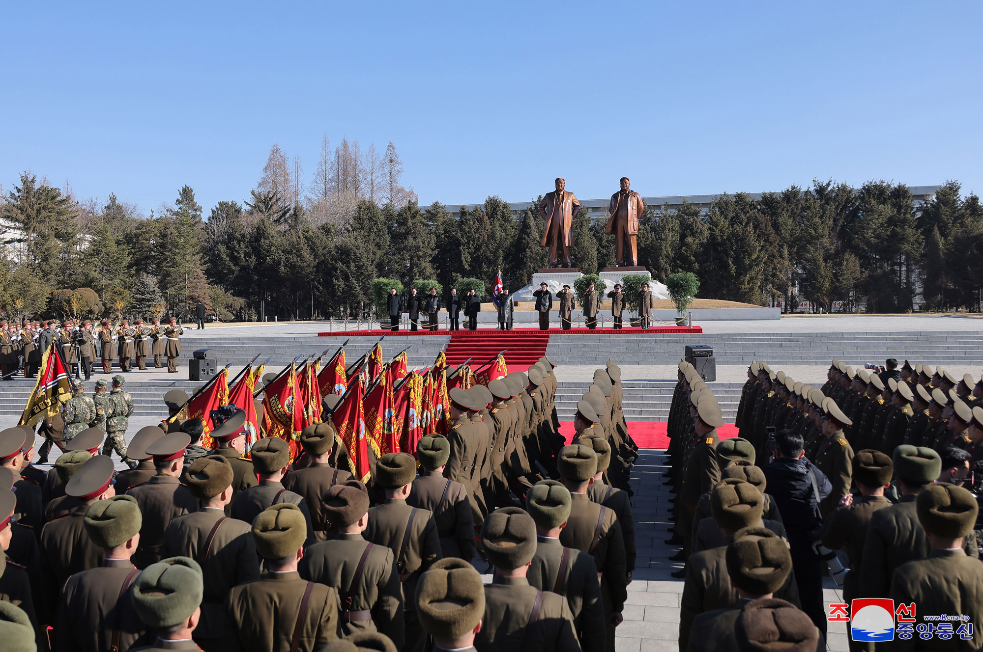 President of State Affairs Kim Jong Un visits Kim Il Sung University of Politics