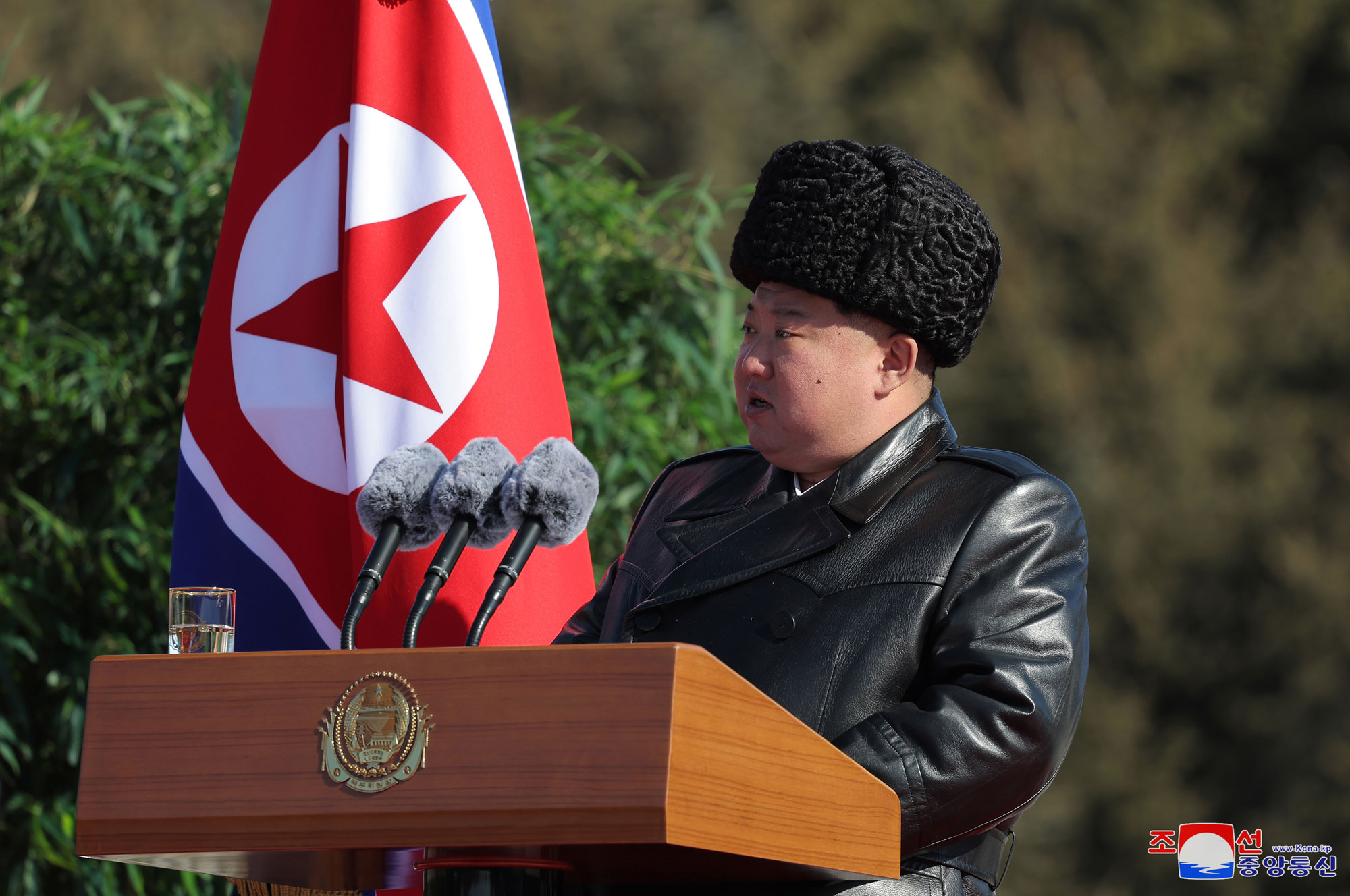 President of State Affairs Kim Jong Un visits Kim Il Sung University of Politics