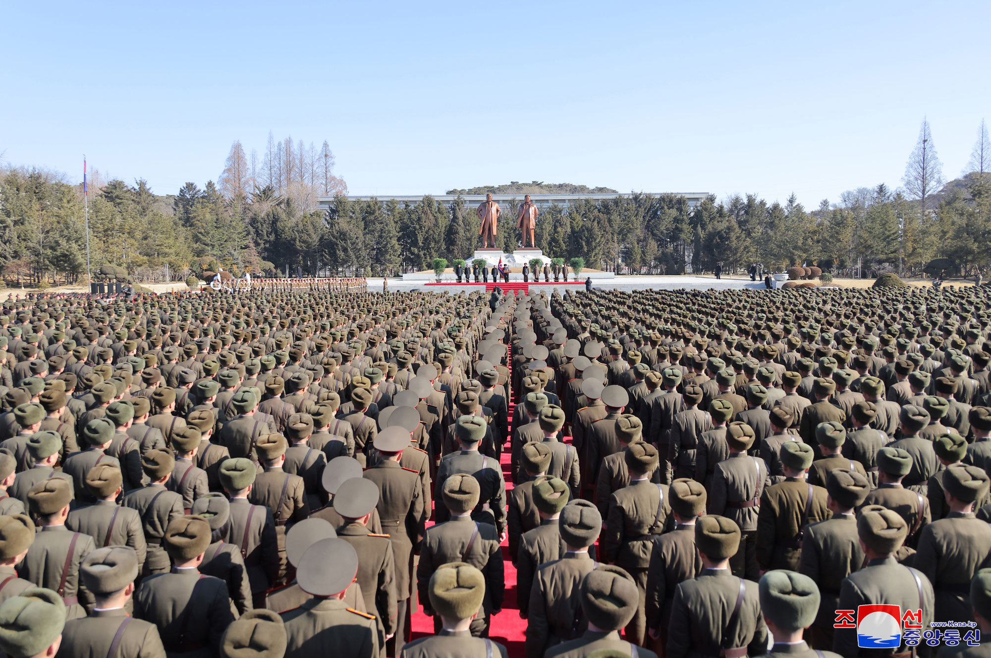 President of State Affairs Kim Jong Un visits Kim Il Sung University of Politics