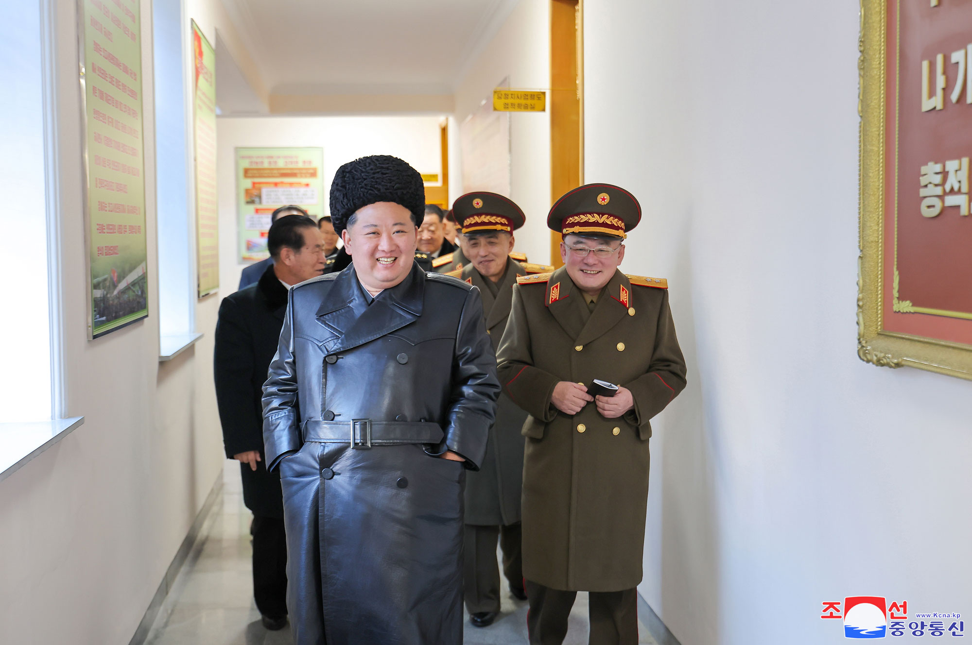 President of State Affairs Kim Jong Un visits Kim Il Sung University of Politics