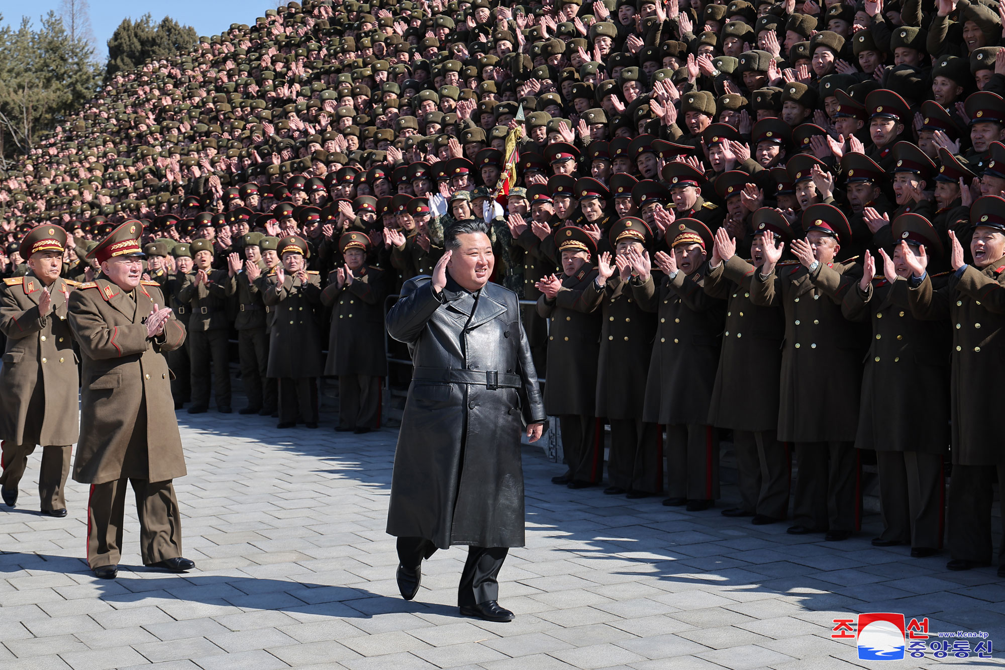President of State Affairs Kim Jong Un visits Kim Il Sung University of Politics