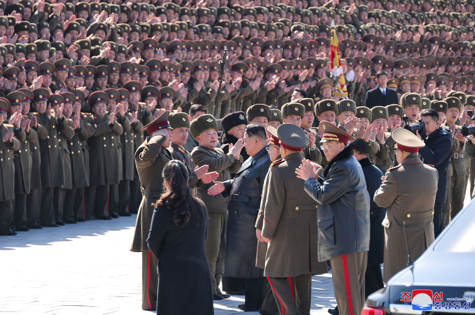President of State Affairs Kim Jong Un visits Kim Il Sung University of Politics