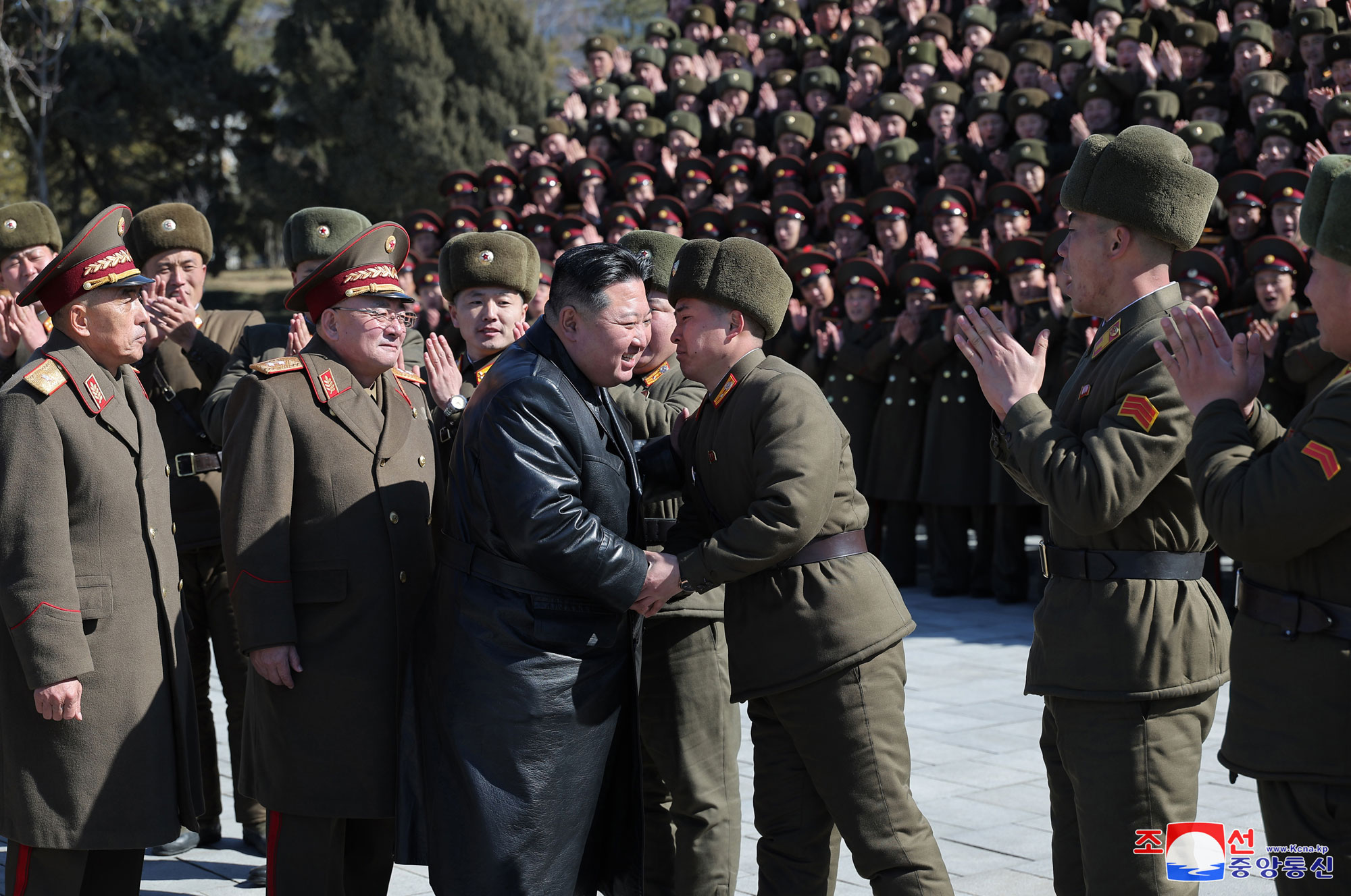 President of State Affairs Kim Jong Un visits Kim Il Sung University of Politics