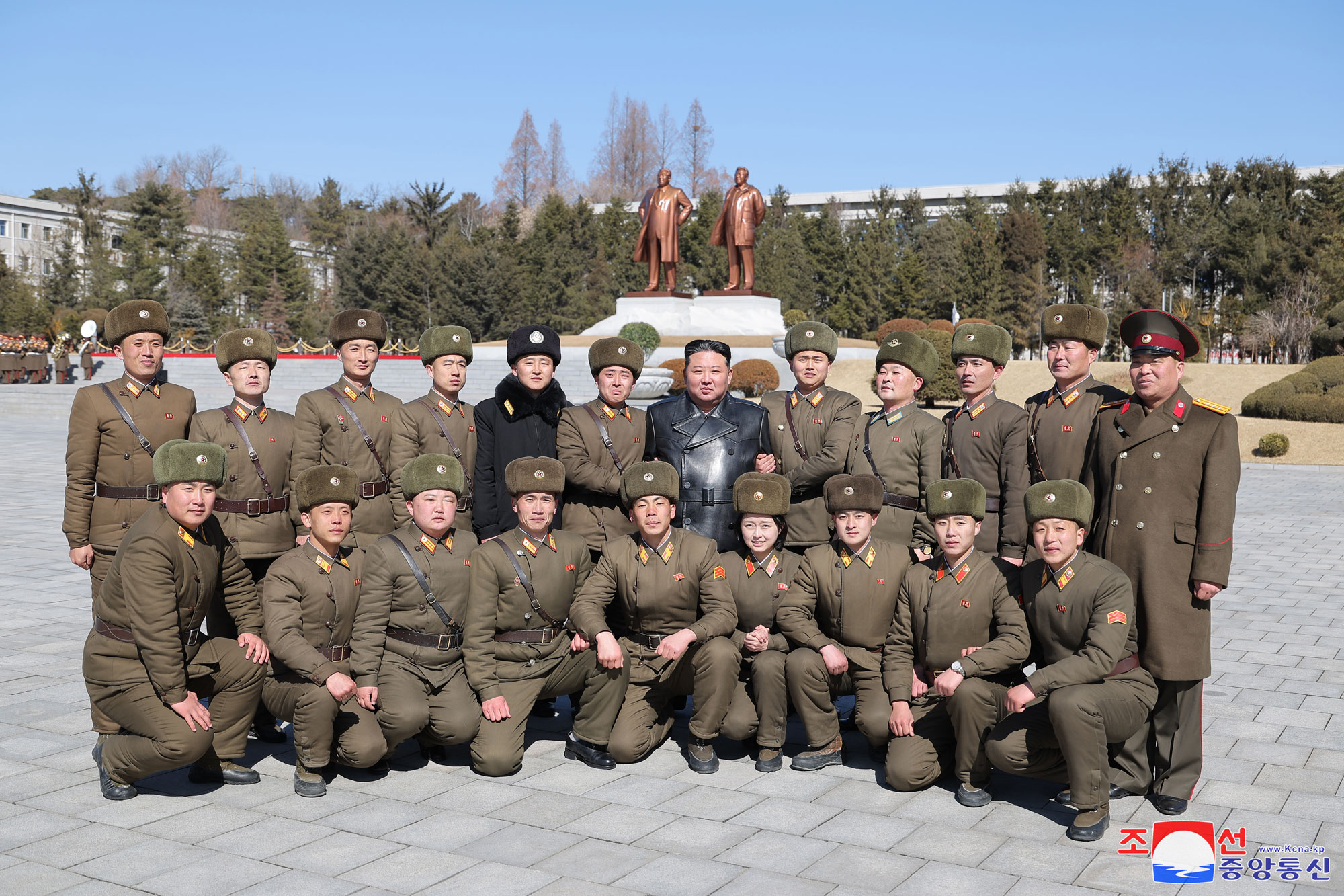 President of State Affairs Kim Jong Un visits Kim Il Sung University of Politics