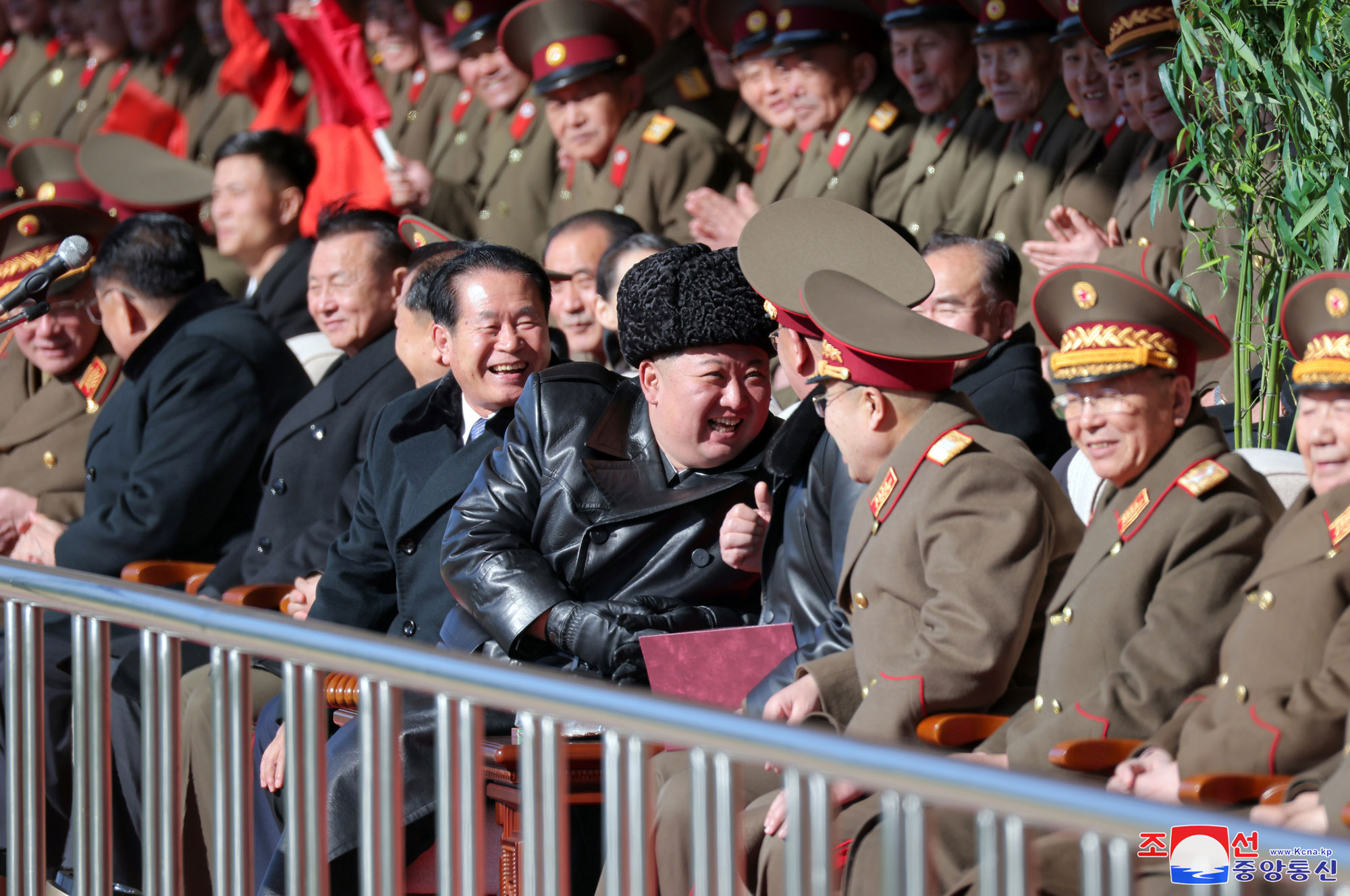 President of State Affairs Kim Jong Un visits Kim Il Sung University of Politics