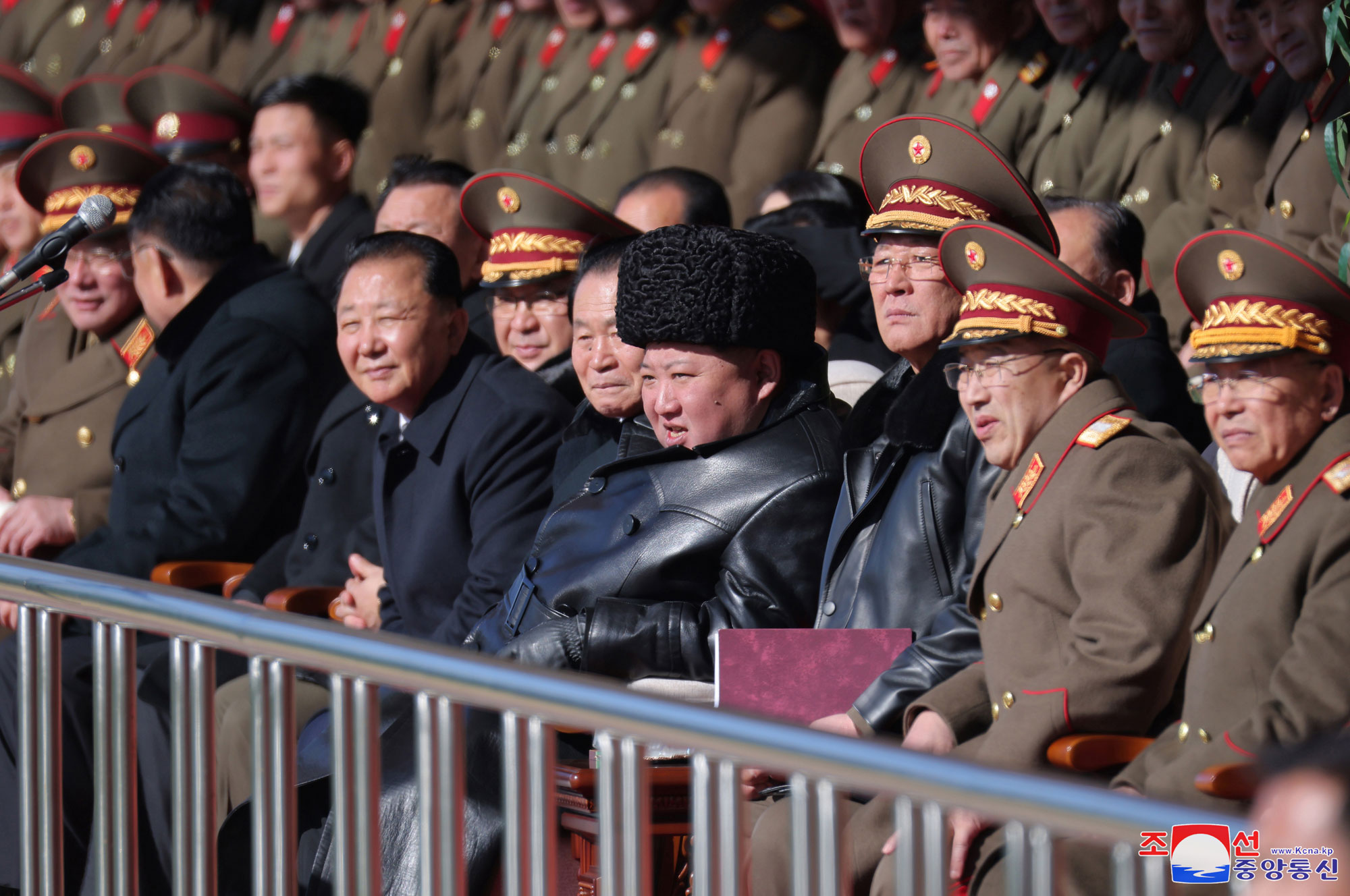 President of State Affairs Kim Jong Un visits Kim Il Sung University of Politics