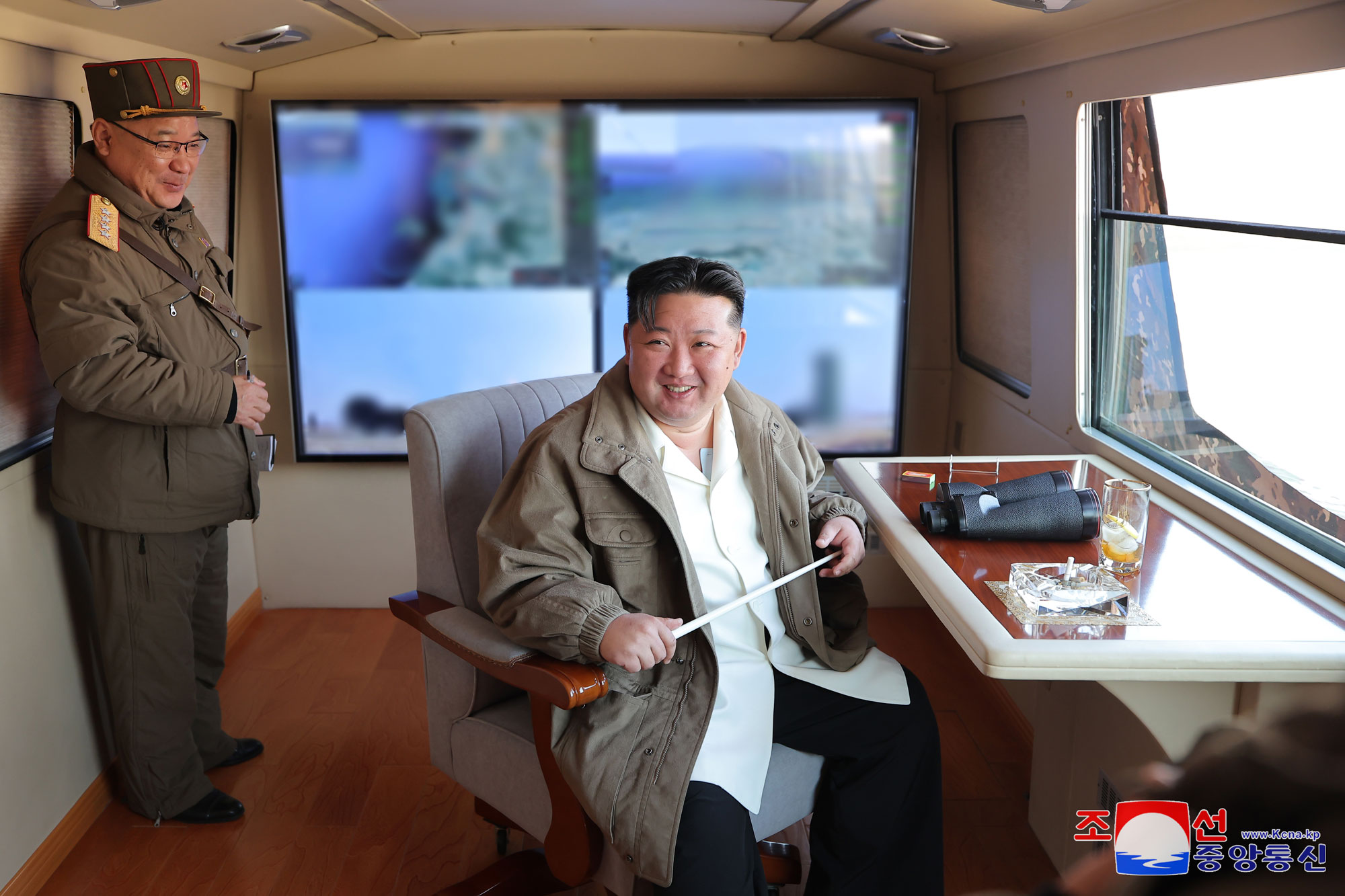 
 DPRK Missile Administration conducts test-fire of latest anti-aircraft missile system