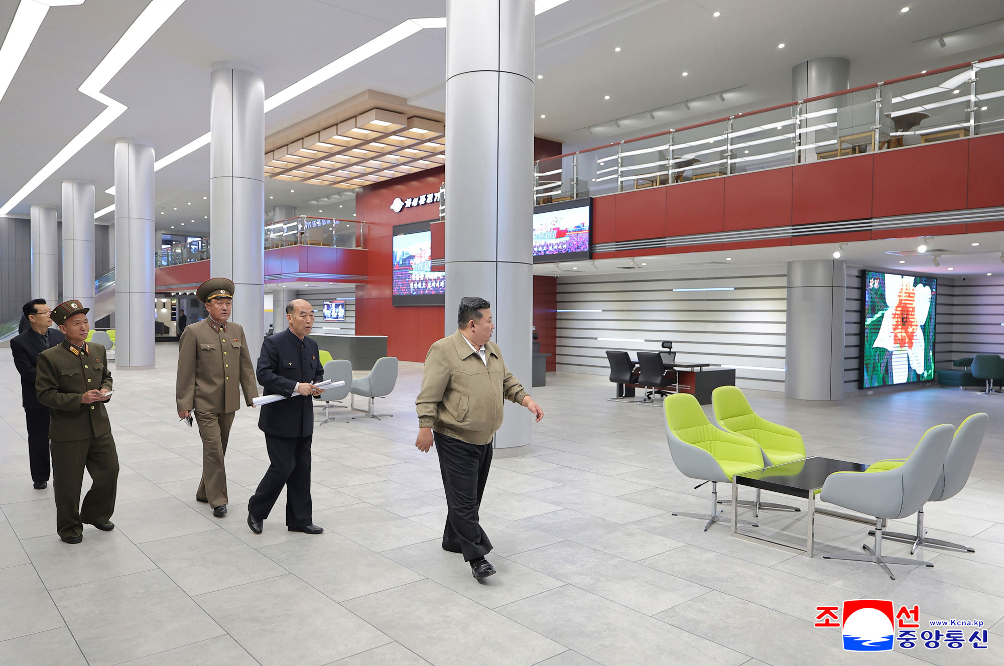 President of State Affairs Kim Jong Un guides preparations for operating major neighbourhood-serving amenities built in third-stage section of Hwasong area