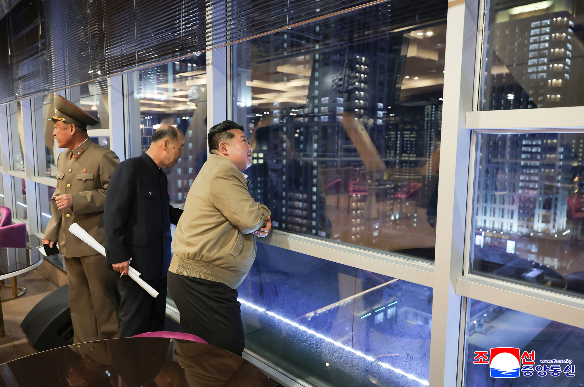 President of State Affairs Kim Jong Un guides preparations for operating major neighbourhood-serving amenities built in third-stage section of Hwasong area