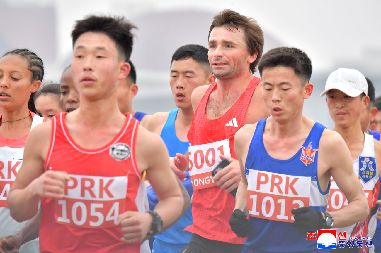 제31차 평양국제마라손경기대회 진행