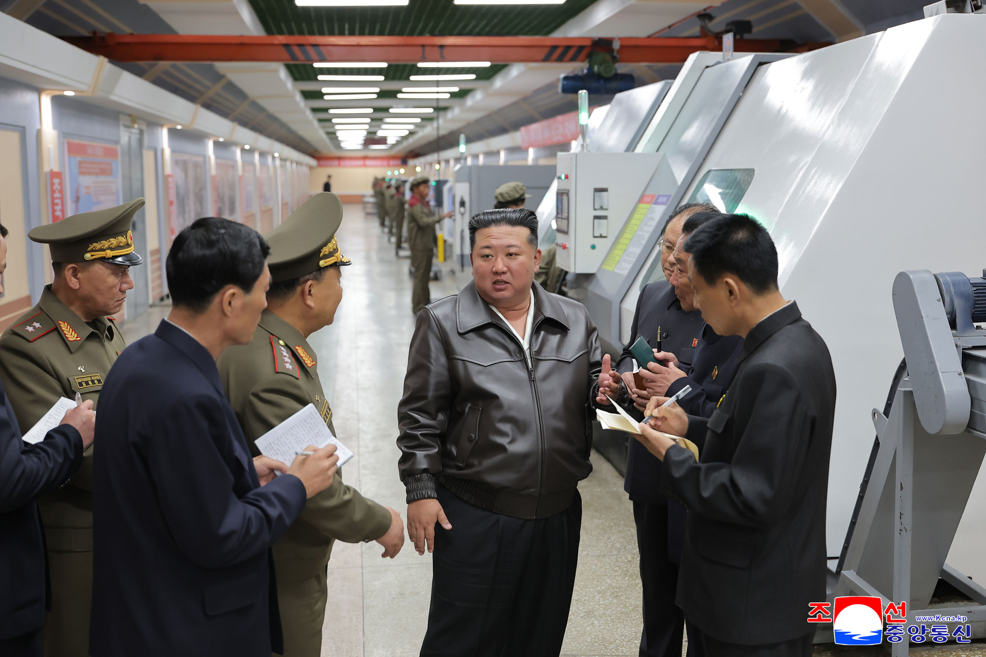Respected Comrade Kim Jong Un gives field guidance at major munitions enterprises under Commission of Second Economy 
