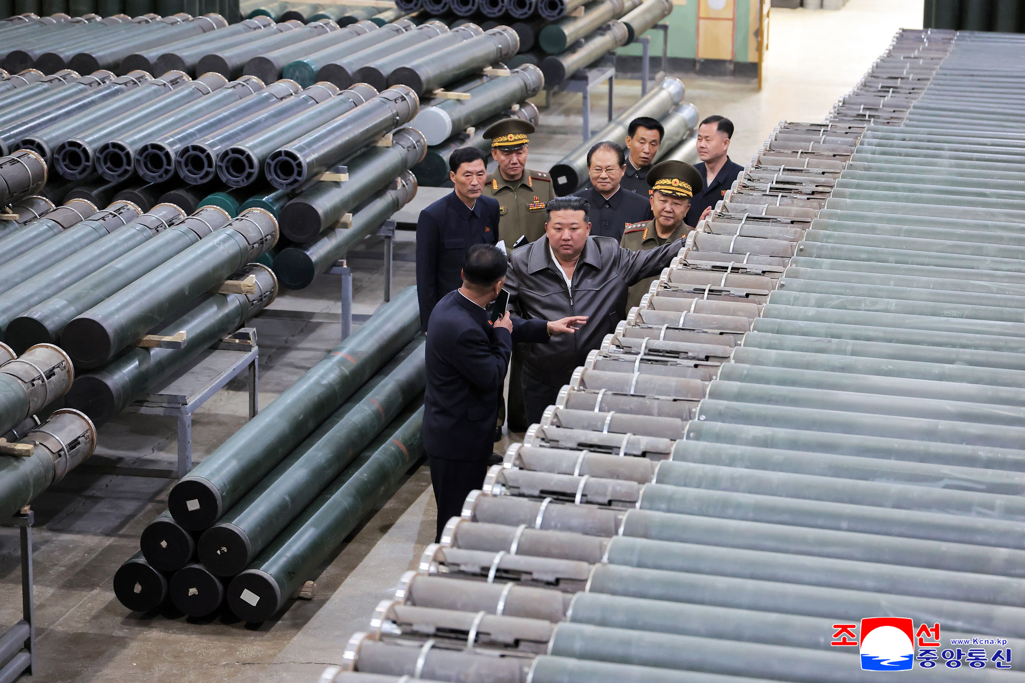 Respected Comrade Kim Jong Un gives field guidance at major munitions enterprises under Commission of Second Economy 