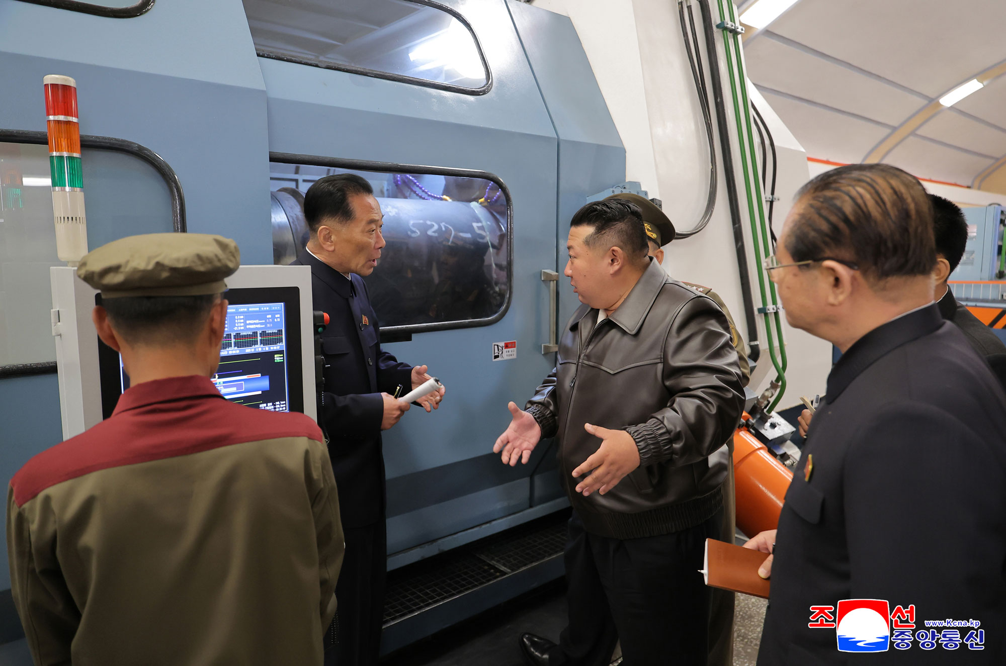 Respected Comrade Kim Jong Un gives field guidance at major munitions enterprises under Commission of Second Economy 