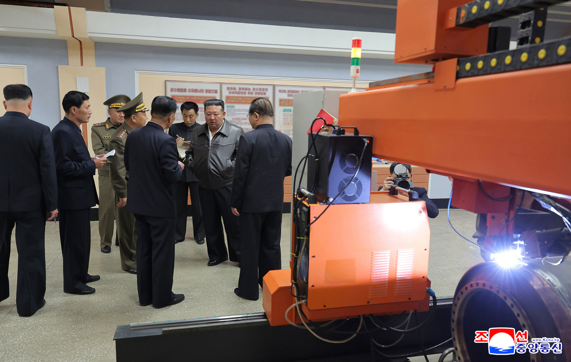 Respected Comrade Kim Jong Un gives field guidance at major munitions enterprises under Commission of Second Economy 