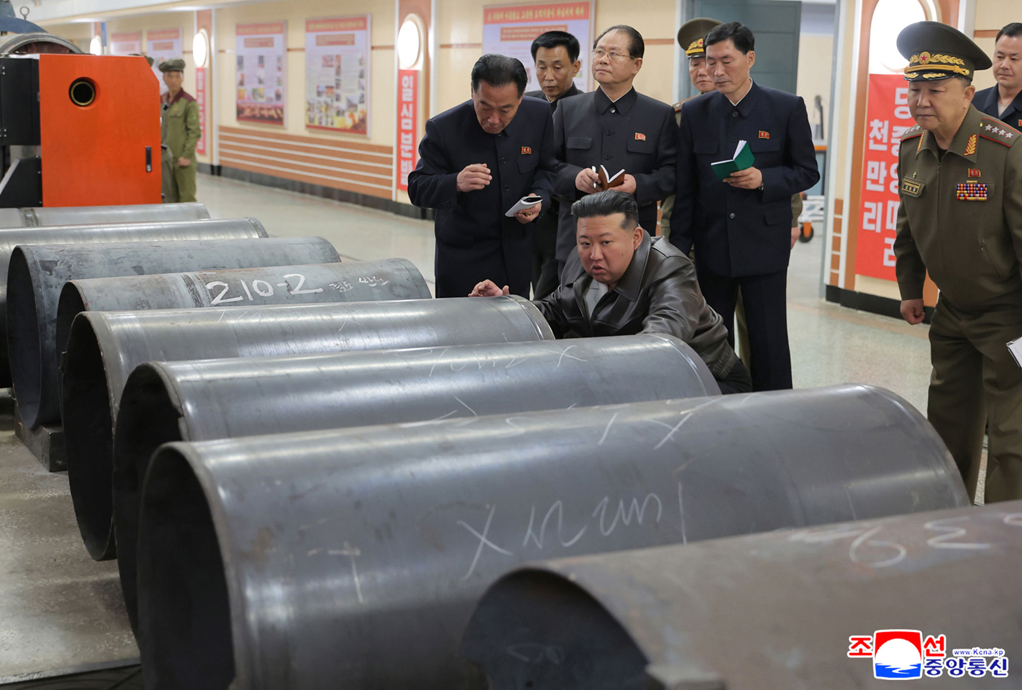 Respected Comrade Kim Jong Un gives field guidance at major munitions enterprises under Commission of Second Economy 