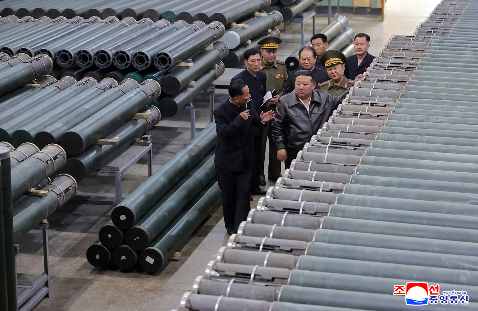 Respected Comrade Kim Jong Un gives field guidance at major munitions enterprises under Commission of Second Economy 