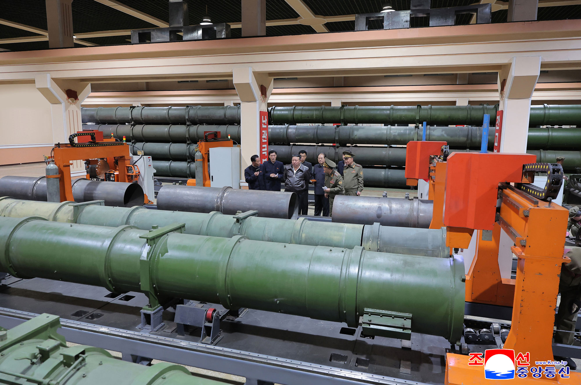 Respected Comrade Kim Jong Un gives field guidance at major munitions enterprises under Commission of Second Economy 