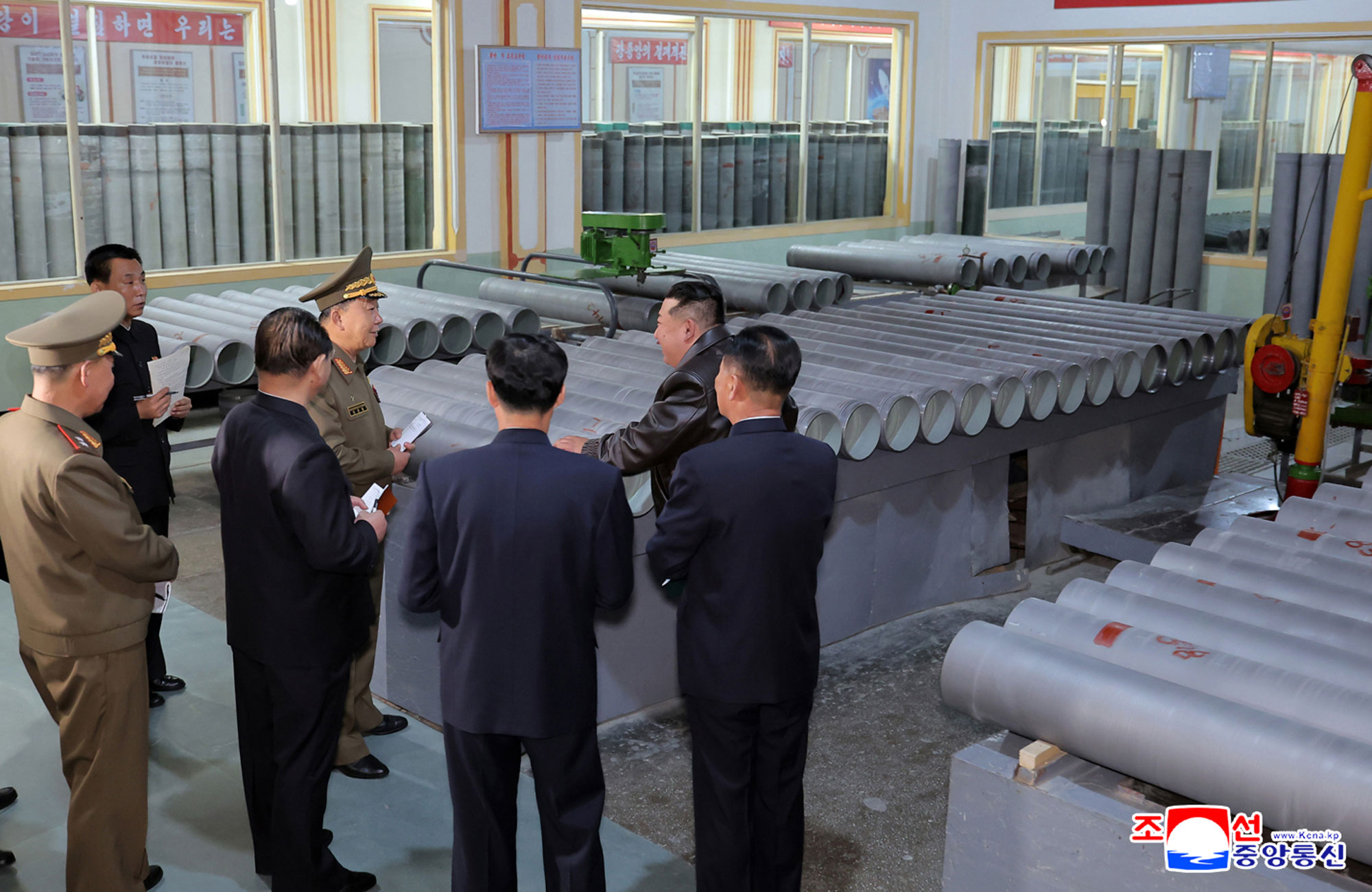Respected Comrade Kim Jong Un gives field guidance at major munitions enterprises under Commission of Second Economy 
