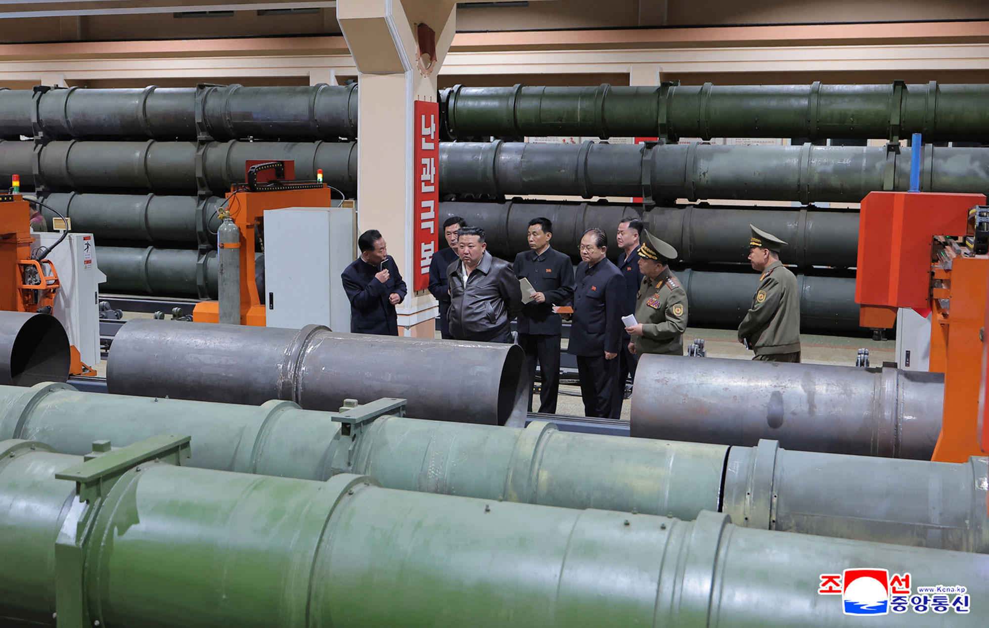 Respected Comrade Kim Jong Un gives field guidance at major munitions enterprises under Commission of Second Economy 