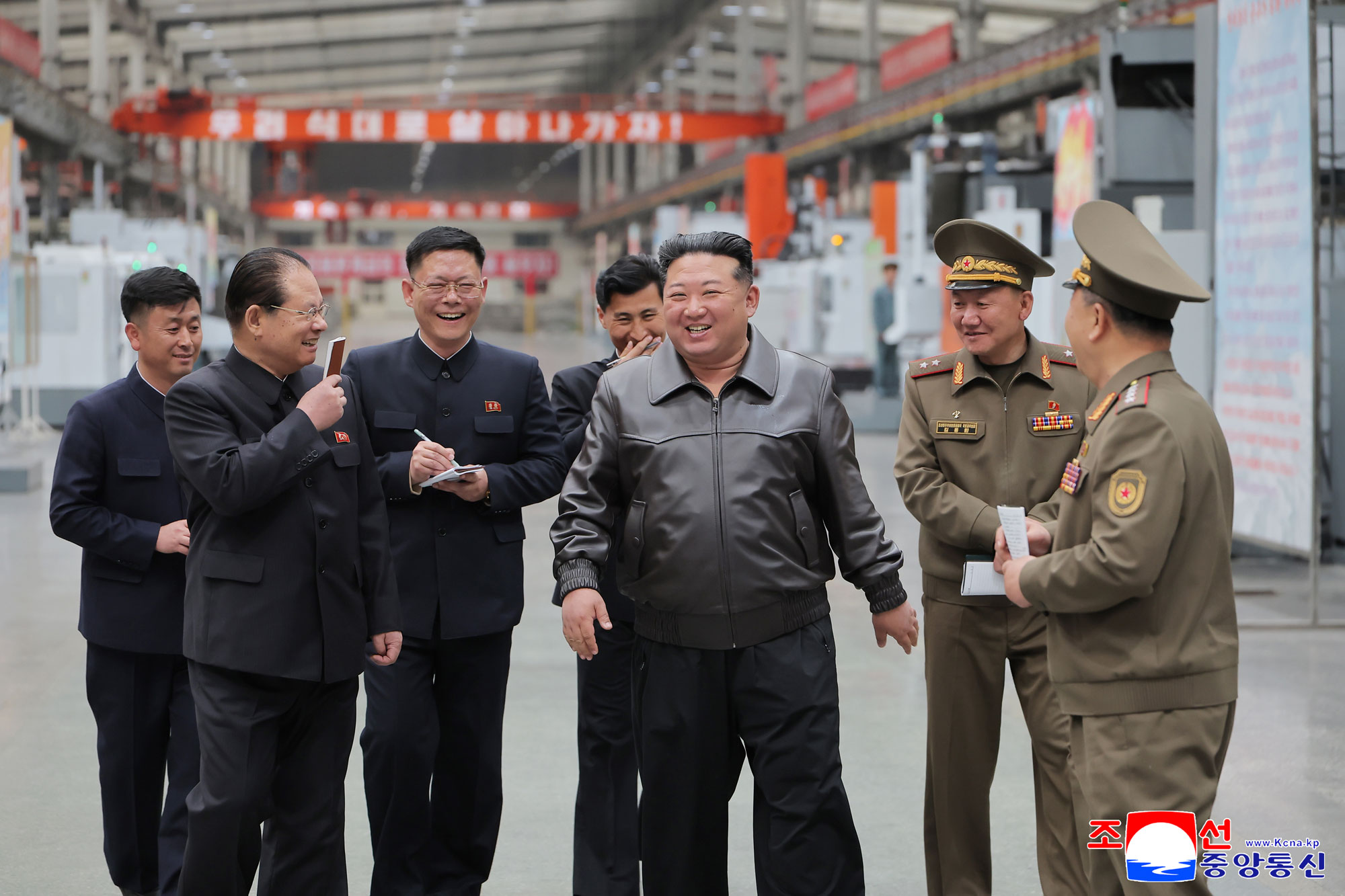 Respected Comrade Kim Jong Un gives field guidance at major munitions enterprises under Commission of Second Economy 