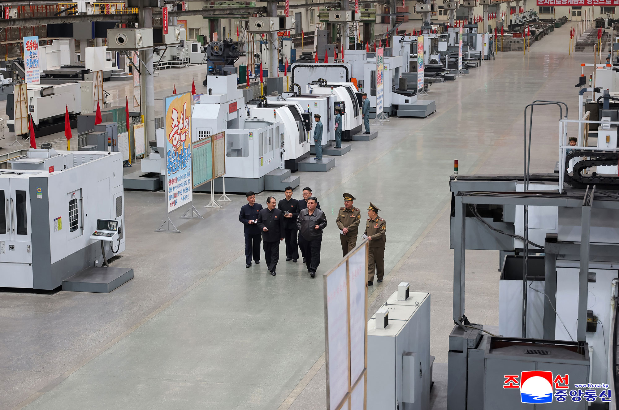 Respected Comrade Kim Jong Un gives field guidance at major munitions enterprises under Commission of Second Economy 
