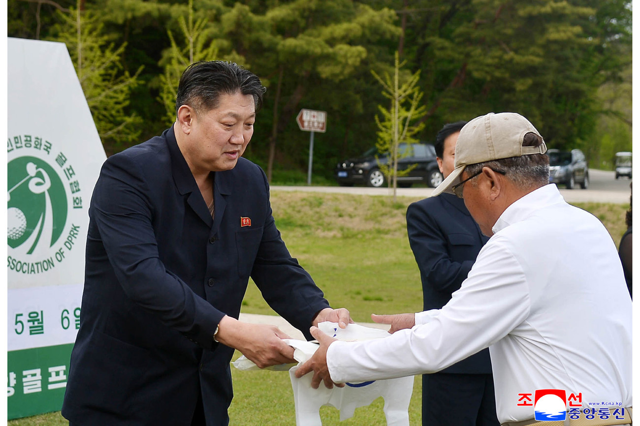봄철골프애호가경기 진행