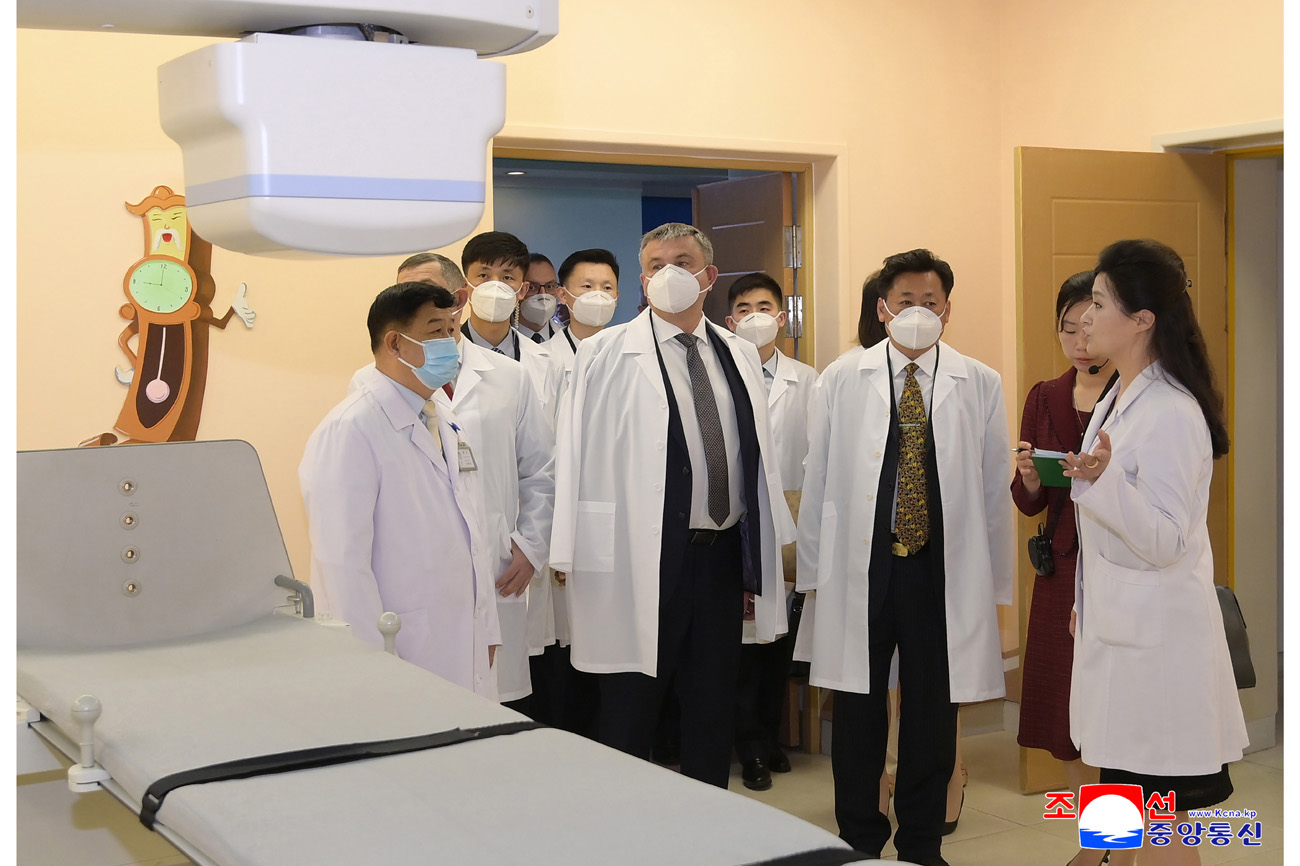 Government delegation of Belarus tours different places in Pyongyang